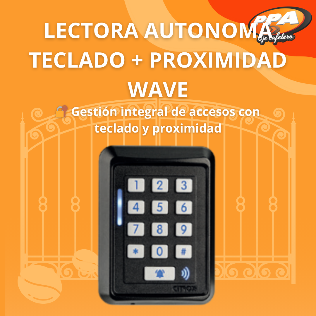 Lectora Autónoma con Teclado + Proximidad 125KHz – WAVE