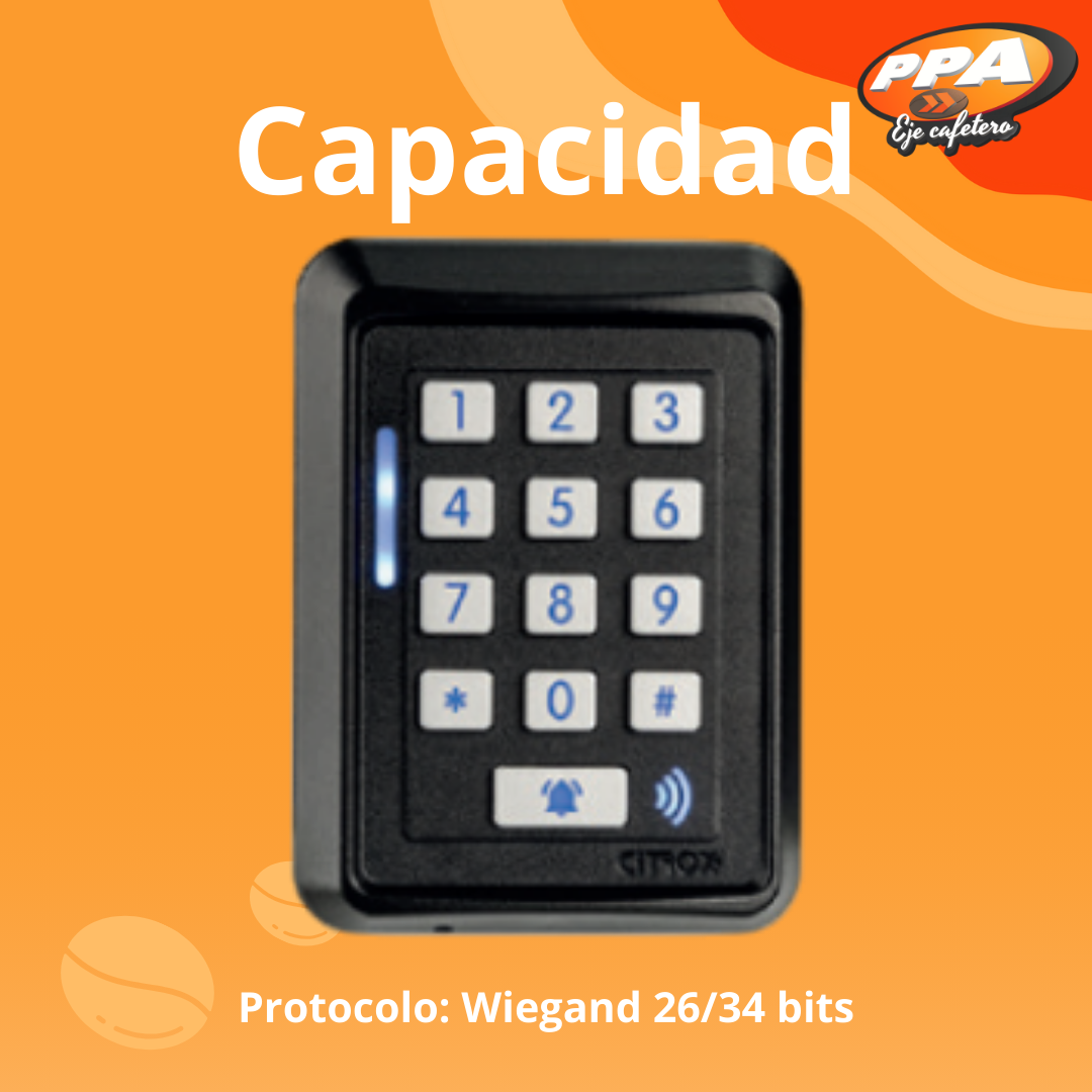 Lectora Autónoma con Teclado + Proximidad 125KHz – WAVE