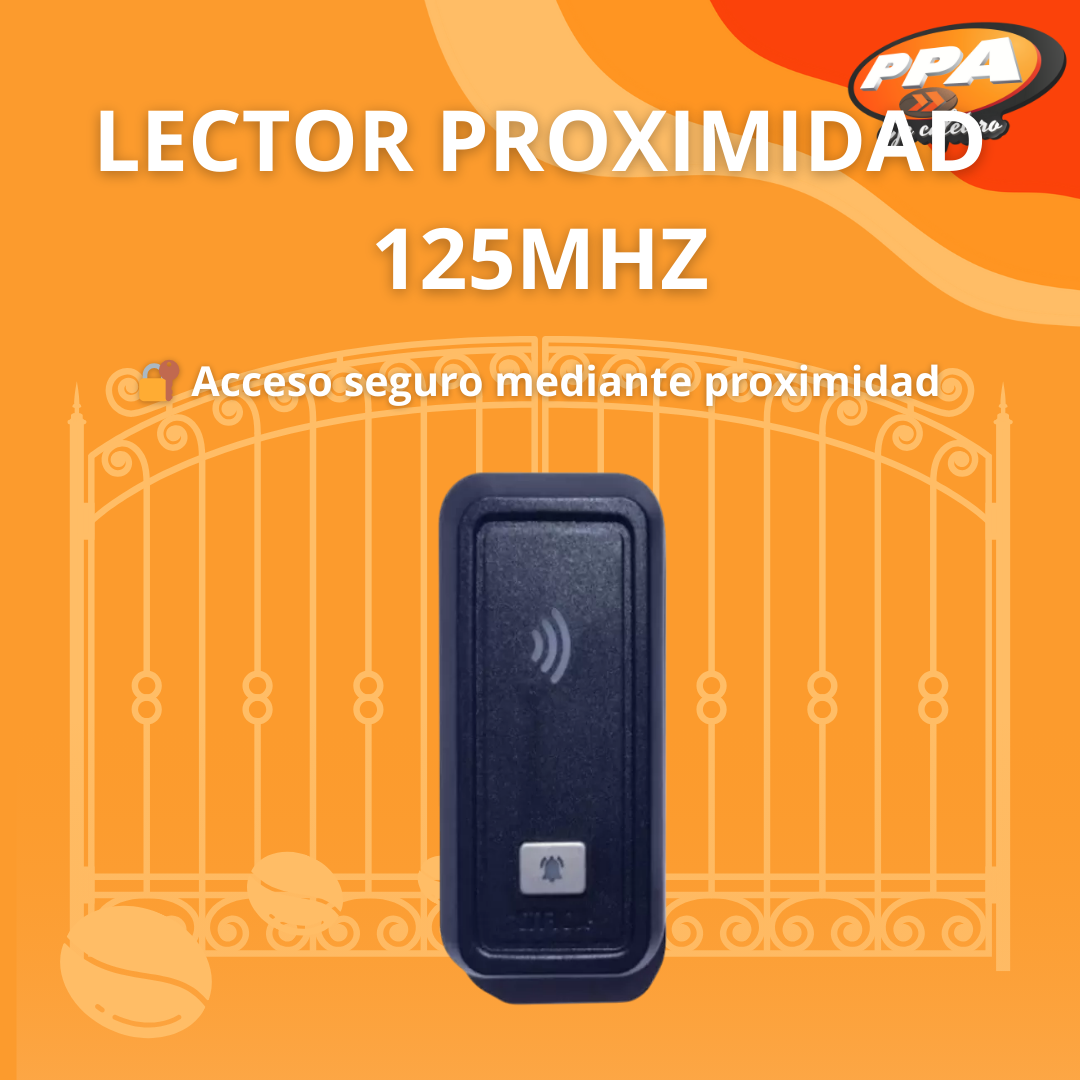 Lector de Proximidad PPA IP66 – Tarjetas 125KHz – 12VDC