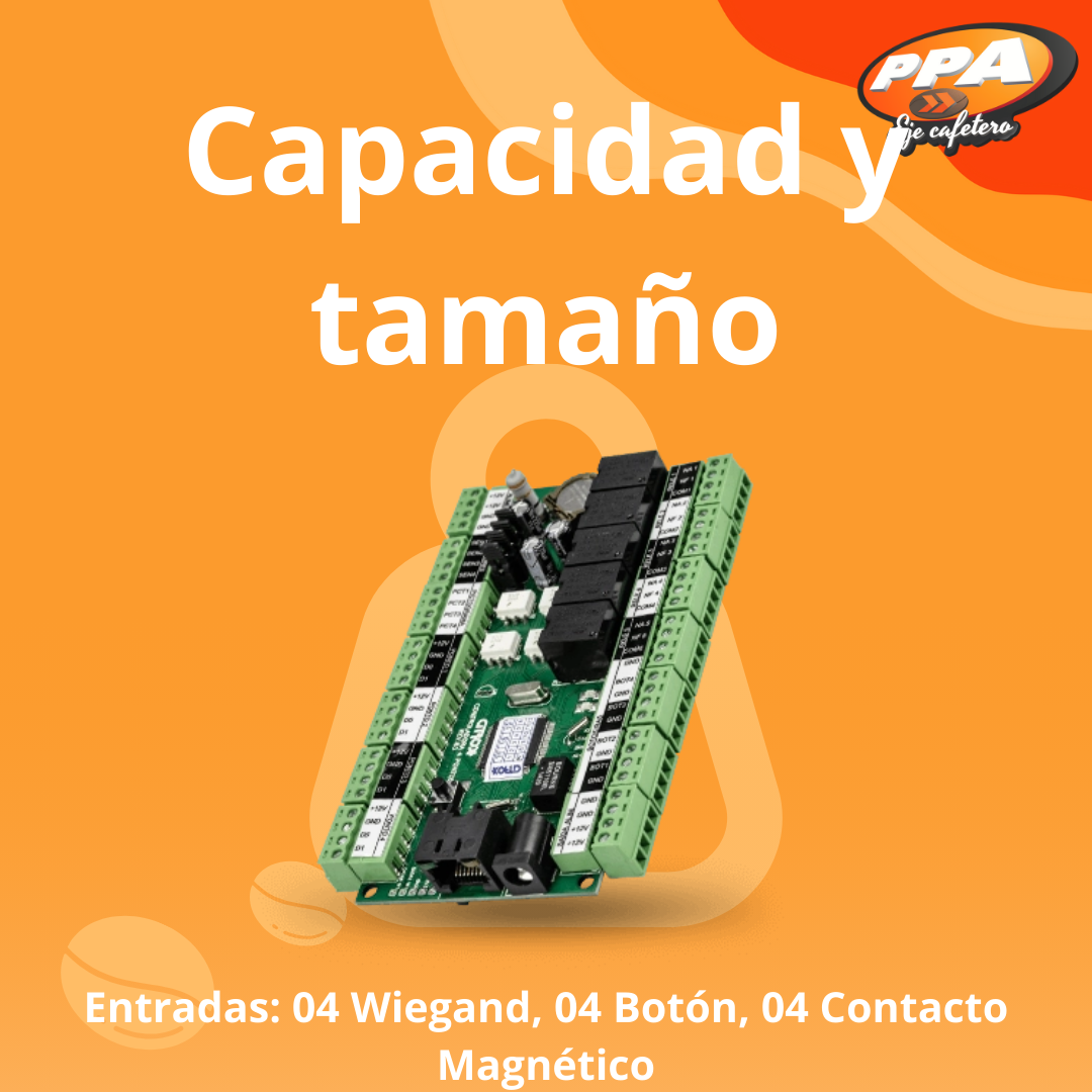 Controladora IP Wide CX-7006 – 4 Puertas – Compatible con RFID y Biométrico – A408117