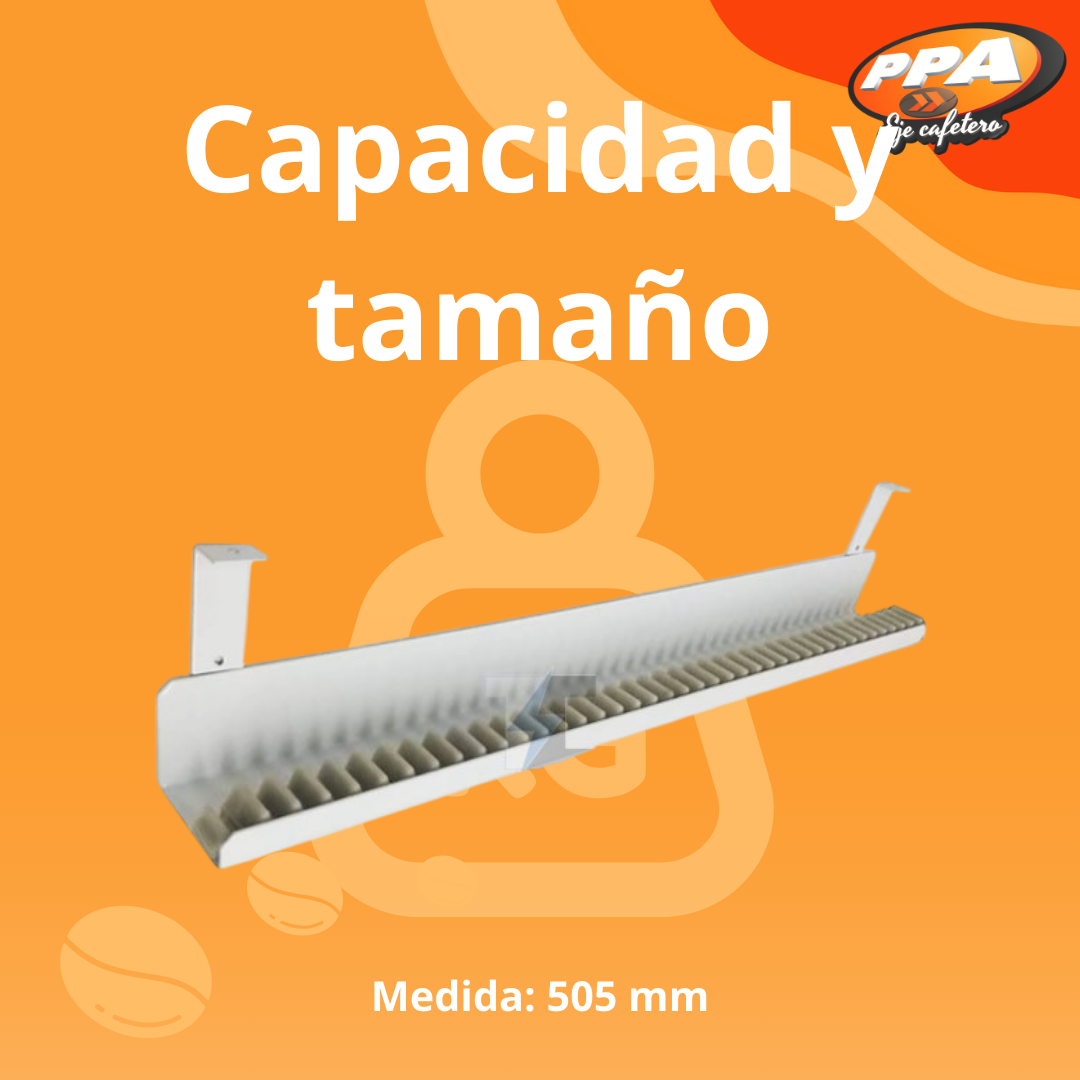 Cremallera Blanca para Puerta Social RAC – Acero + Nylon – 505mm – 24V