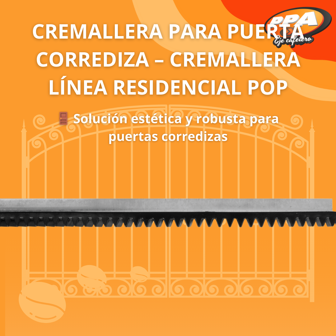 Cremallera Negra PPA Residencial POP – 1 Metro, Nylon Resistente