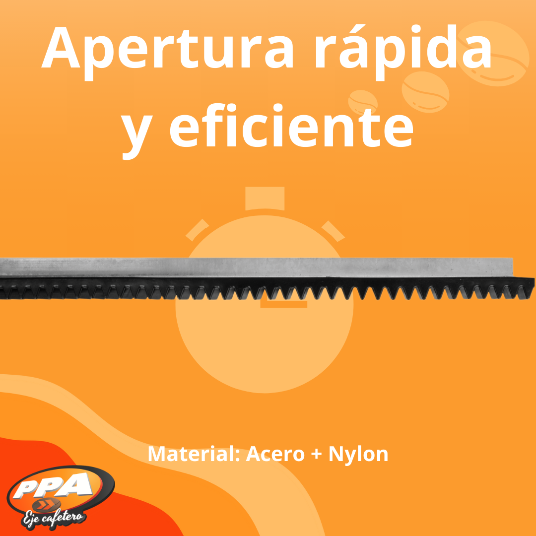 Cremallera Negra PPA Residencial POP – 1 Metro, Nylon Resistente