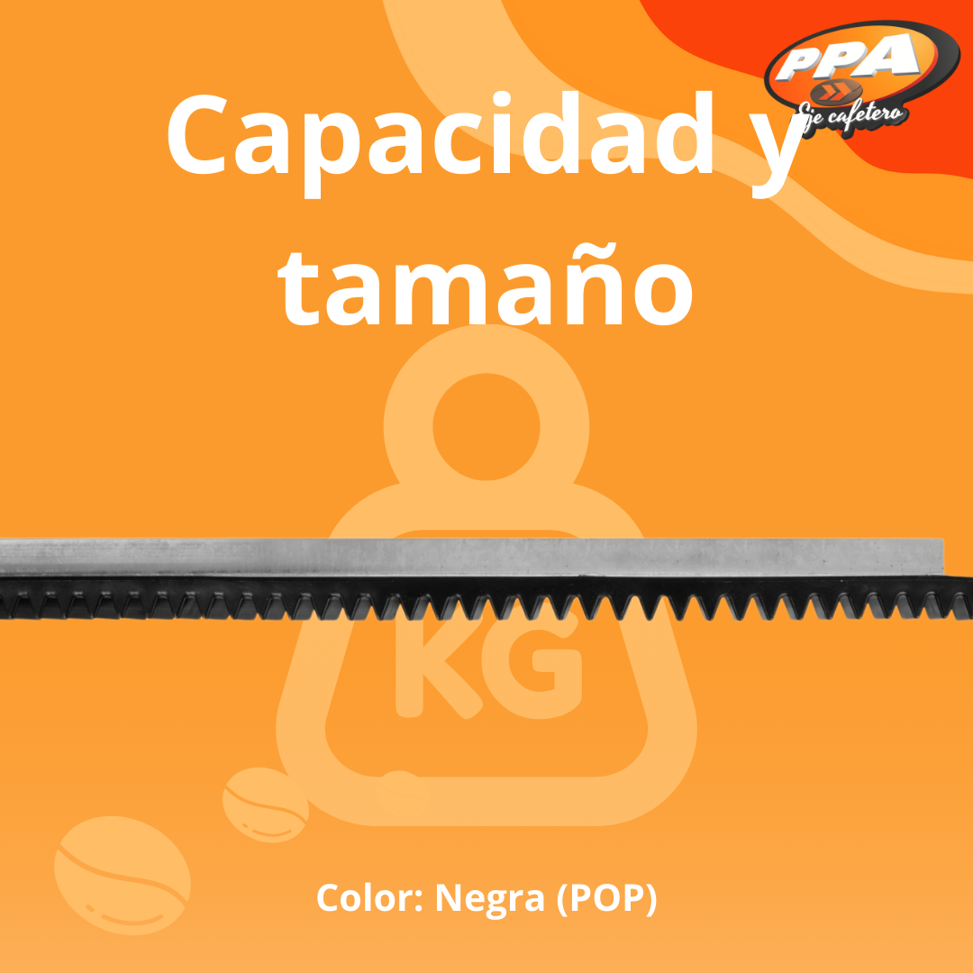 Cremallera Negra PPA Residencial POP – 1 Metro, Nylon Resistente