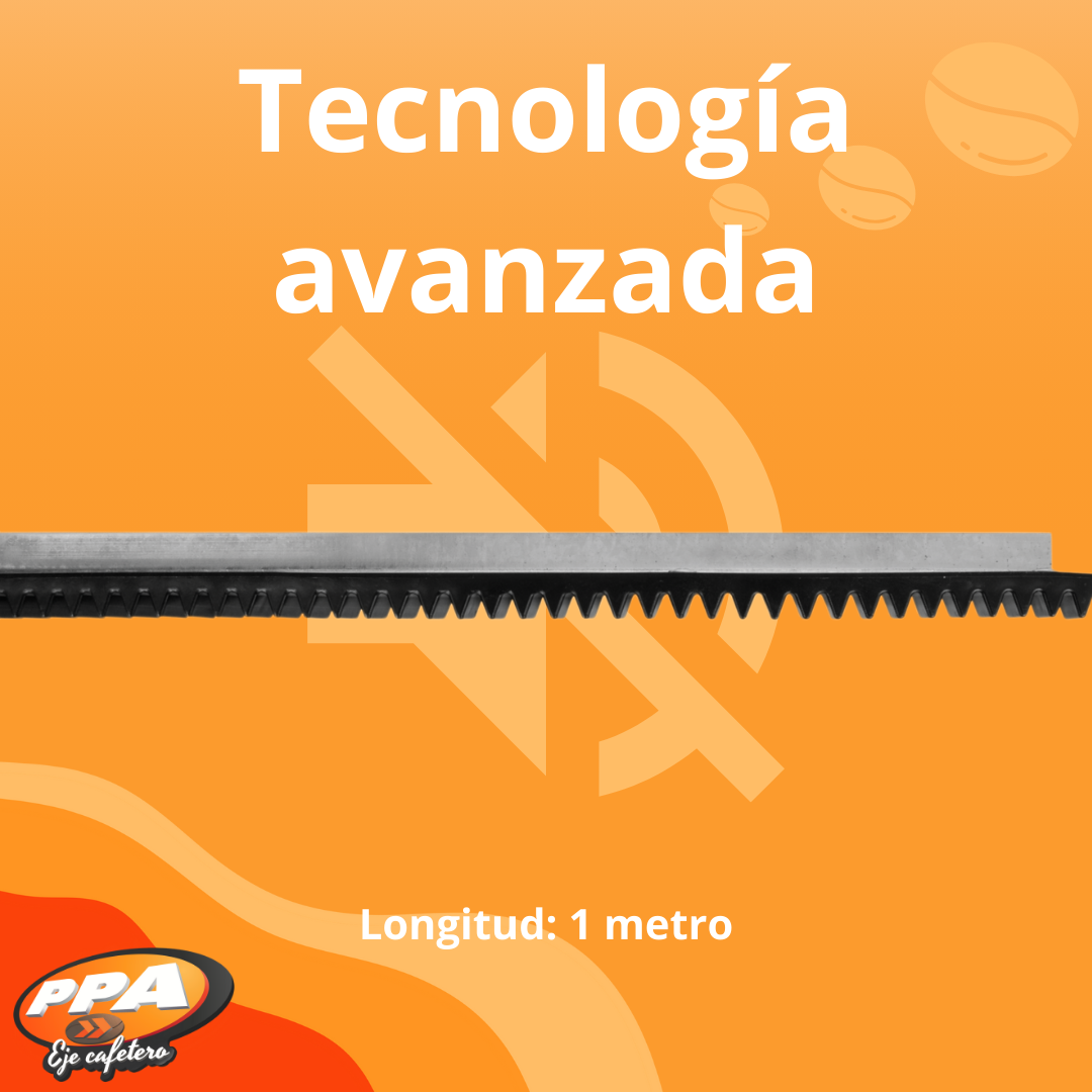 Cremallera Negra PPA Residencial POP – 1 Metro, Nylon Resistente