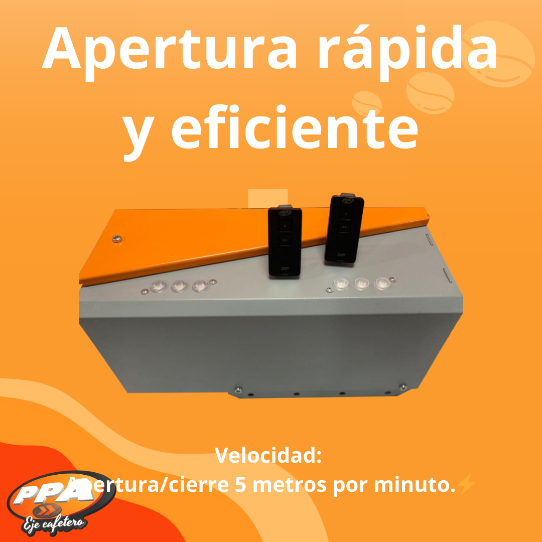 Motor Power Chain PPA para Puerta Levadiza 200kg - Con Riel de 3m, 127V, Uso Residencial