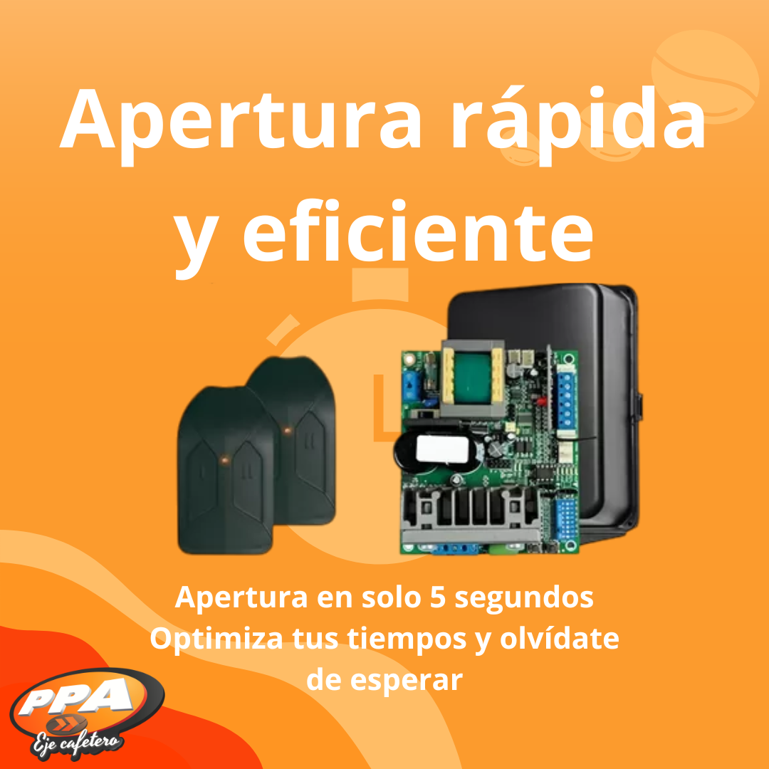 Motor PPA Pivo Condominium Standard para Puerta Batiente Doble Hoja 350kg