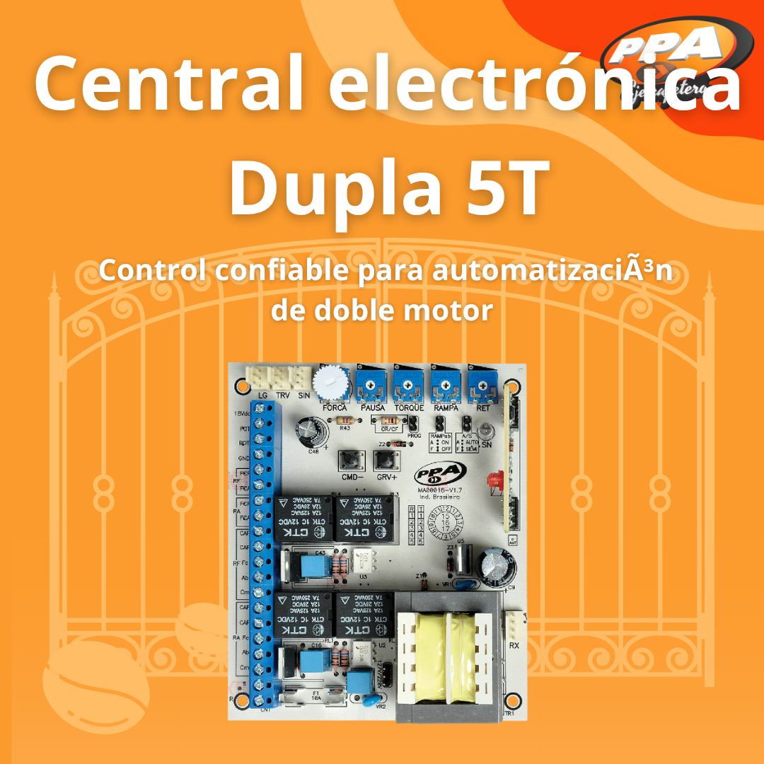 Central Electrónica DUPLA 5T – PPA