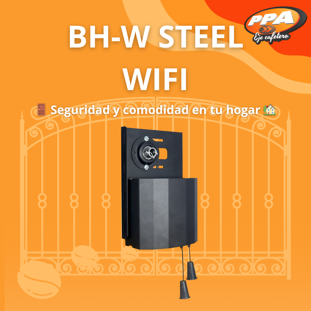 Motor para Puerta Seccional Levadiza BH-WSTEEL AGILITY POP – 127V con WiFi (Incluye riel de 3m)