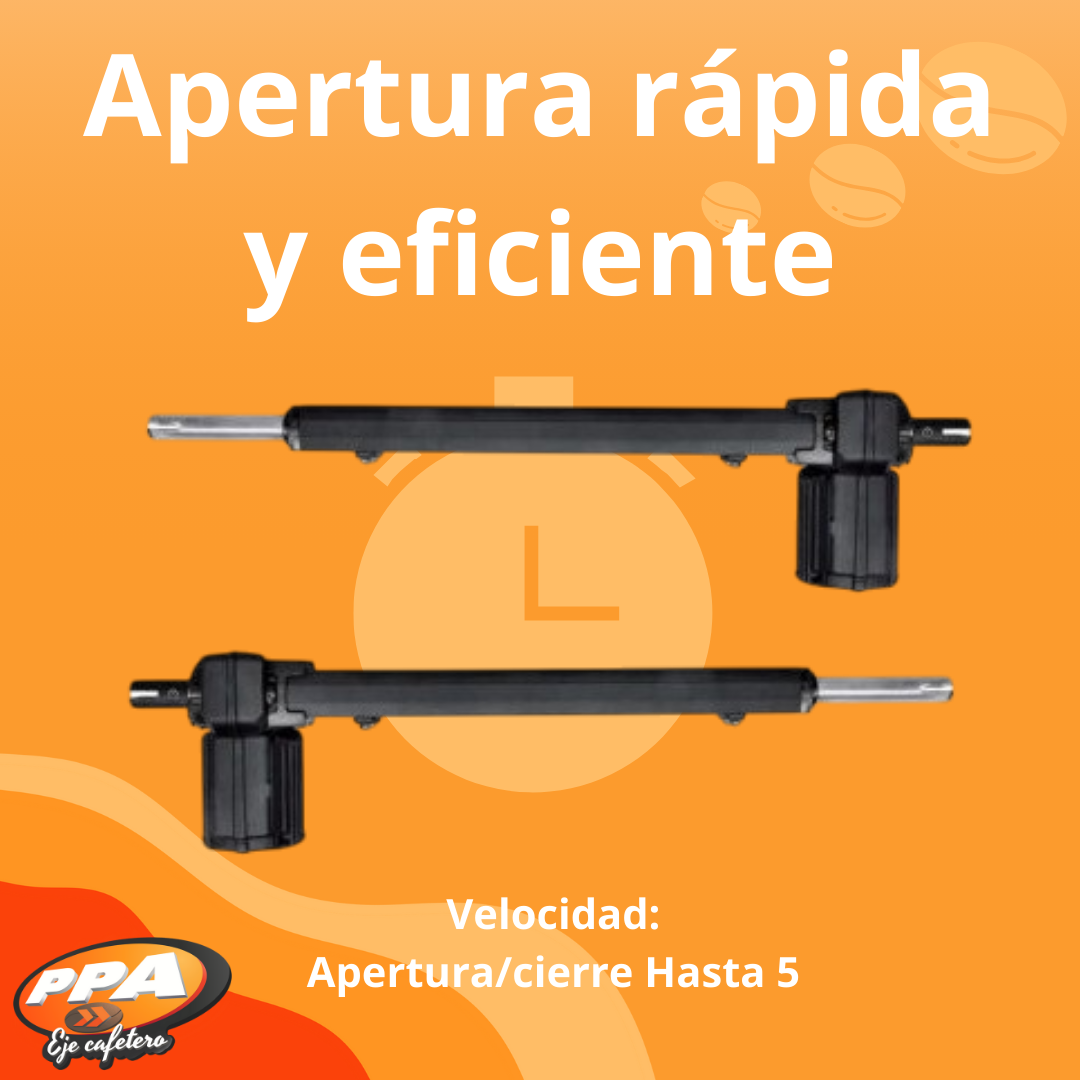 Motor PPA Pivo Condominium Standard para Puerta Batiente Doble Hoja 350kg