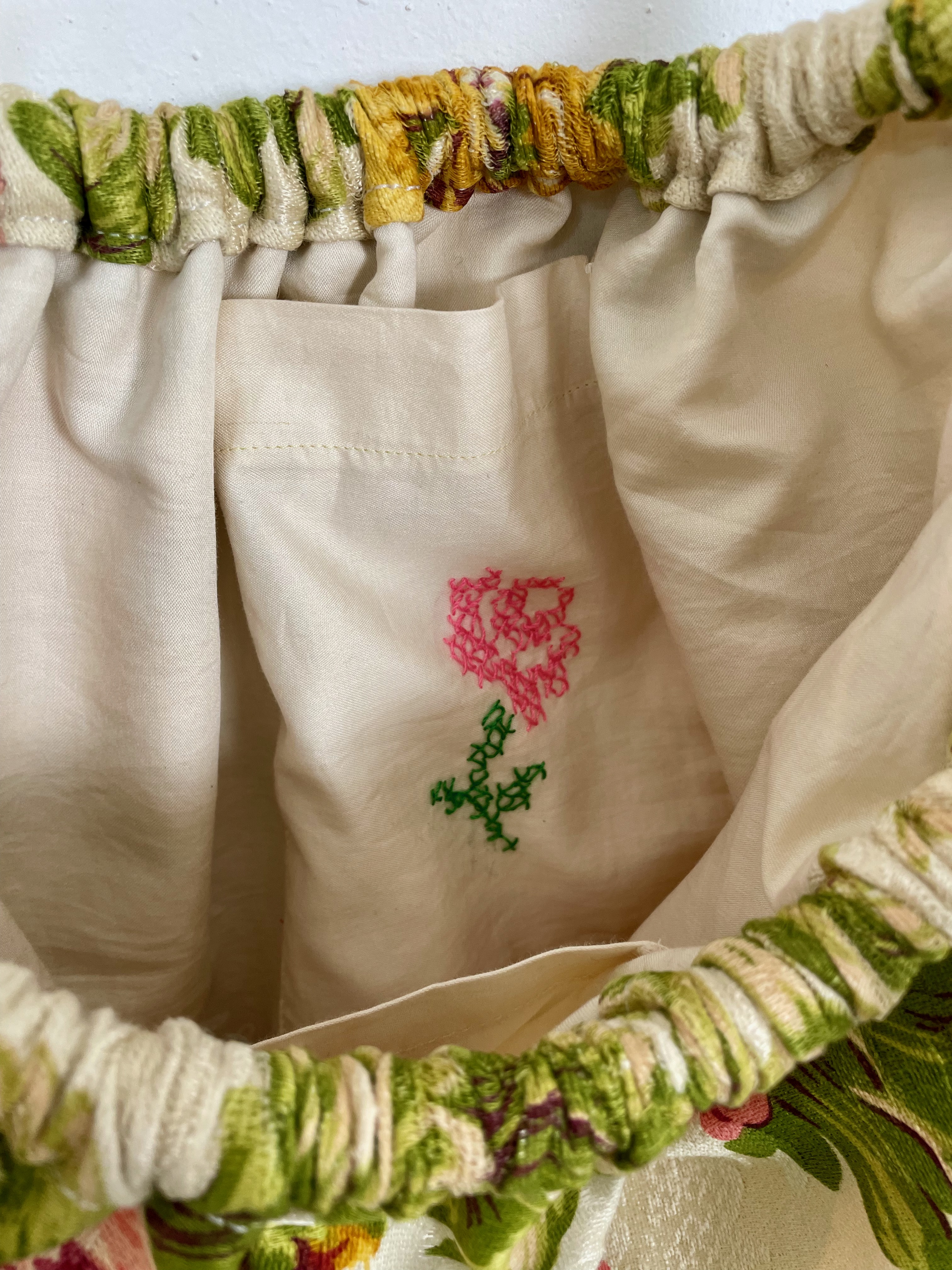 Sac d'épaule floral vintage vif en couleurs