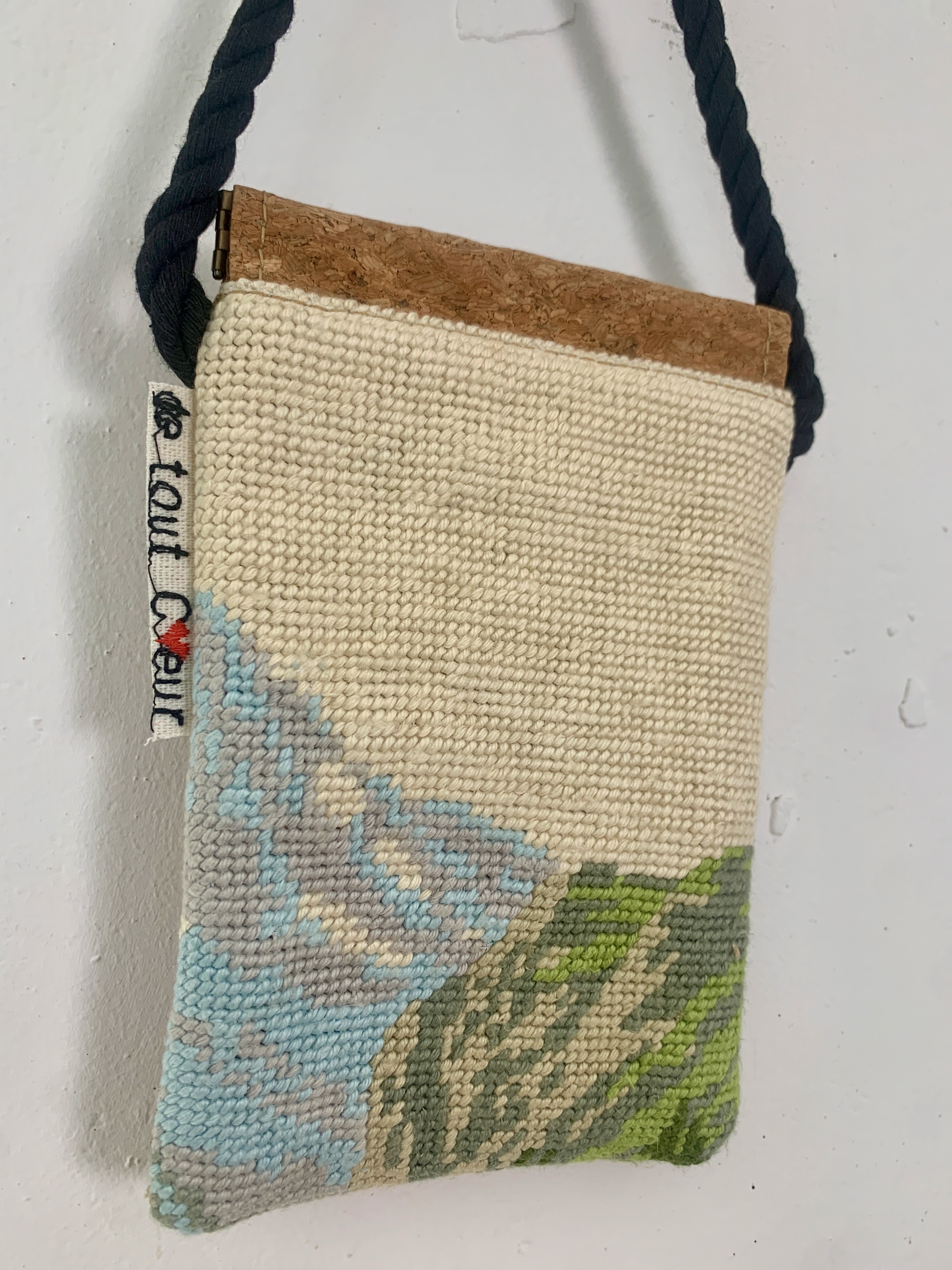 Pochette de téléphone en canevas