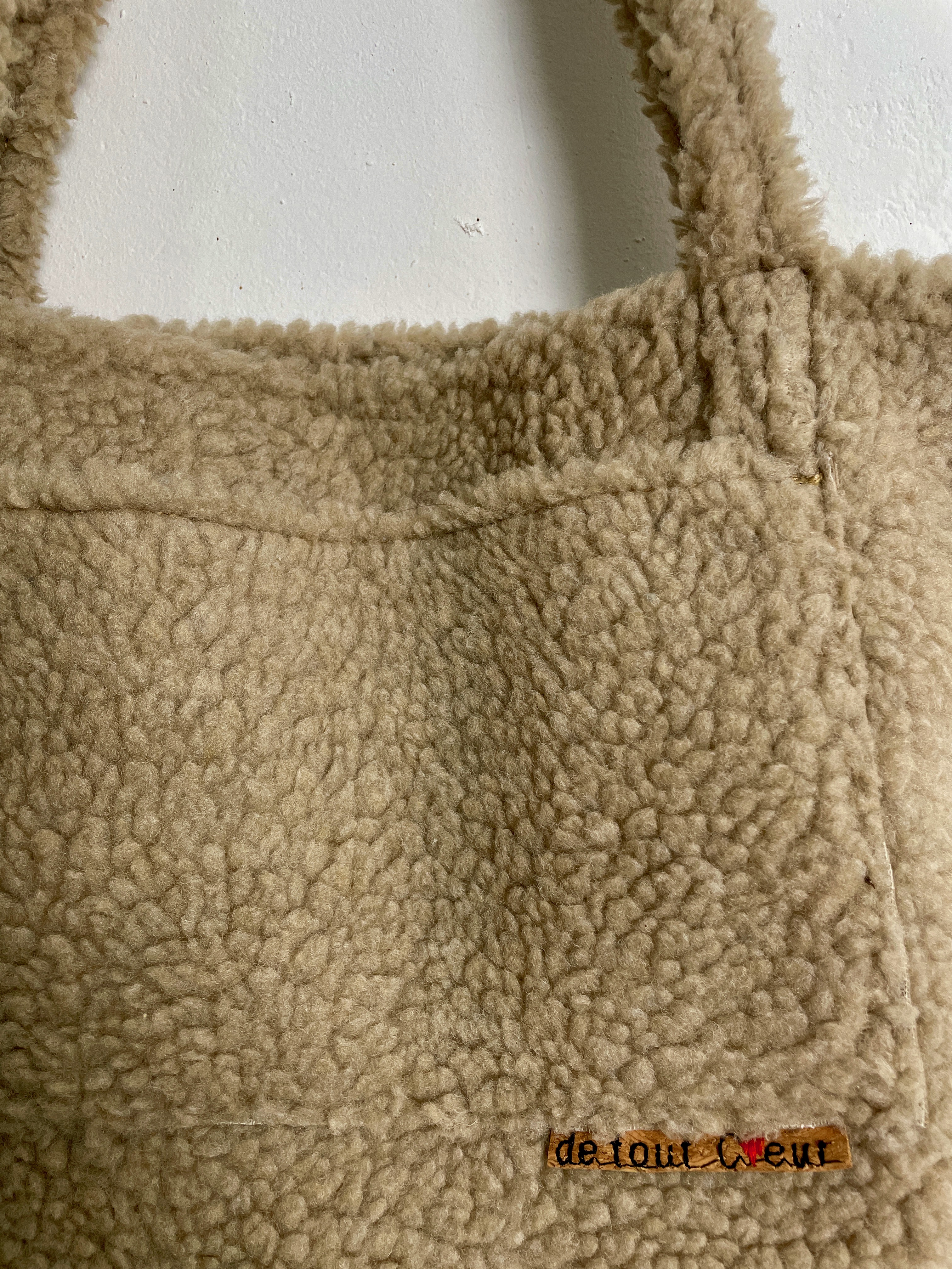 Sac fourre-tout en 'moumoute'