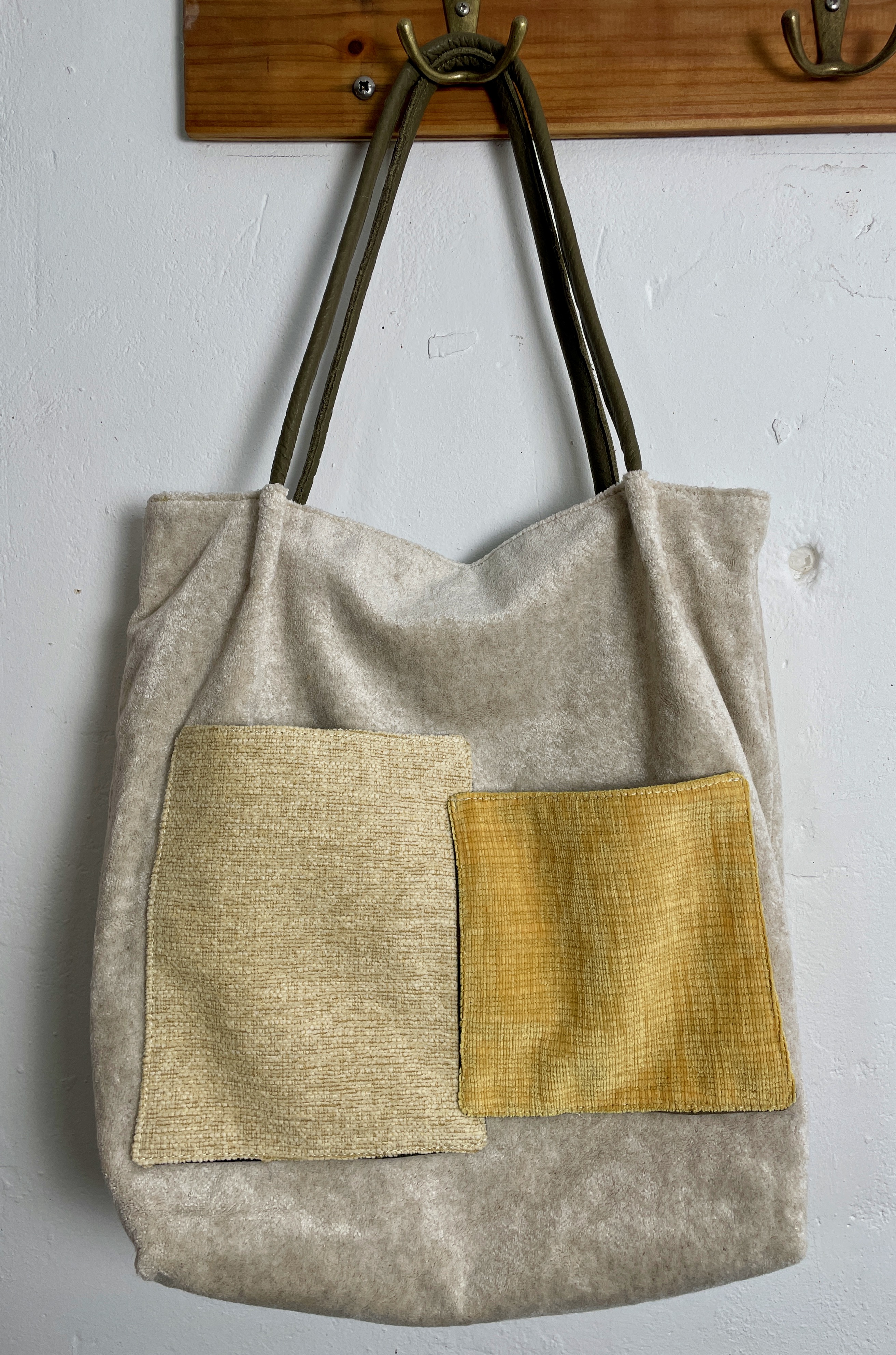 Sac fourre-tout en tissu d'ameublement