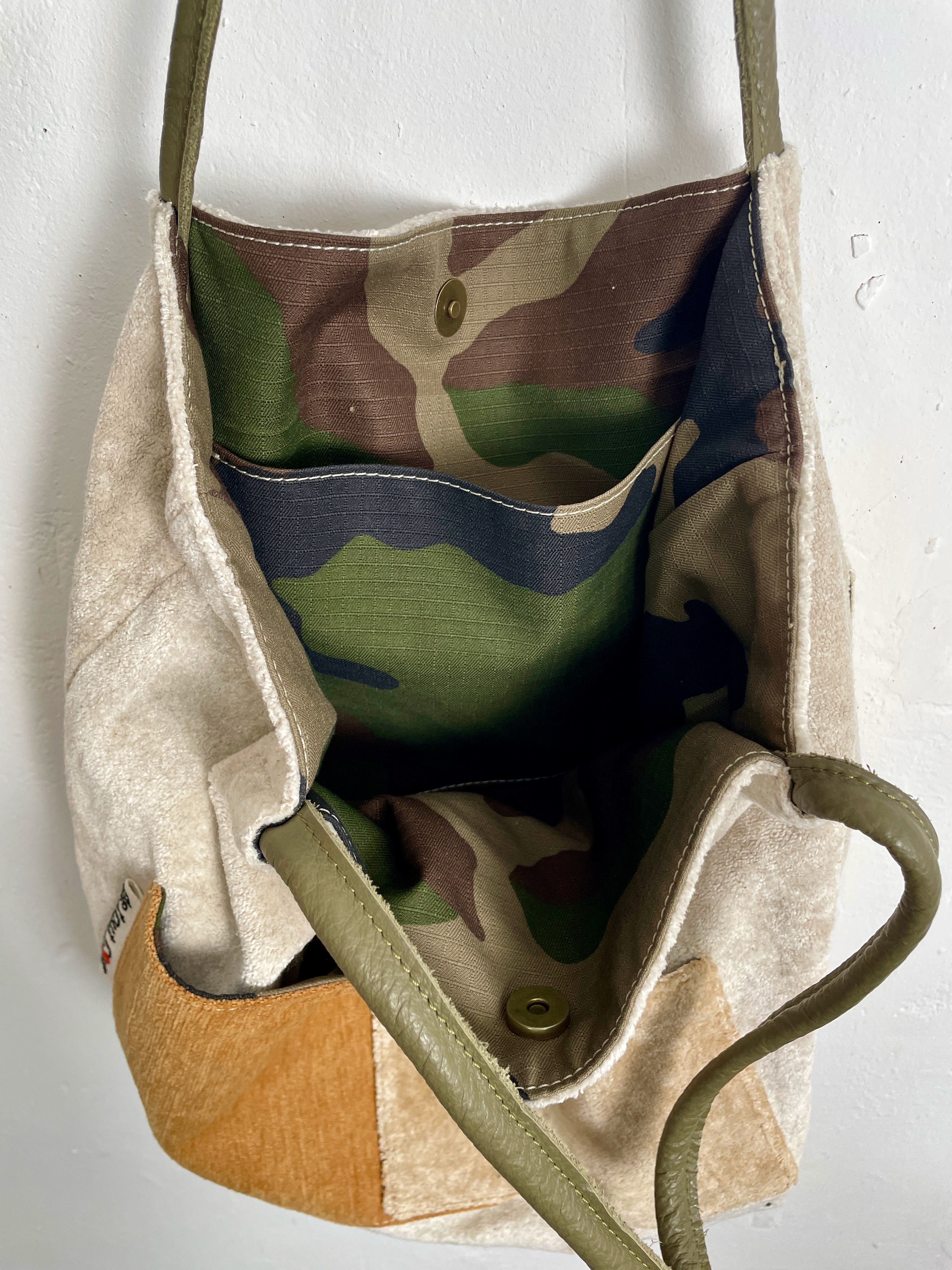 Sac fourre-tout en tissu d'ameublement