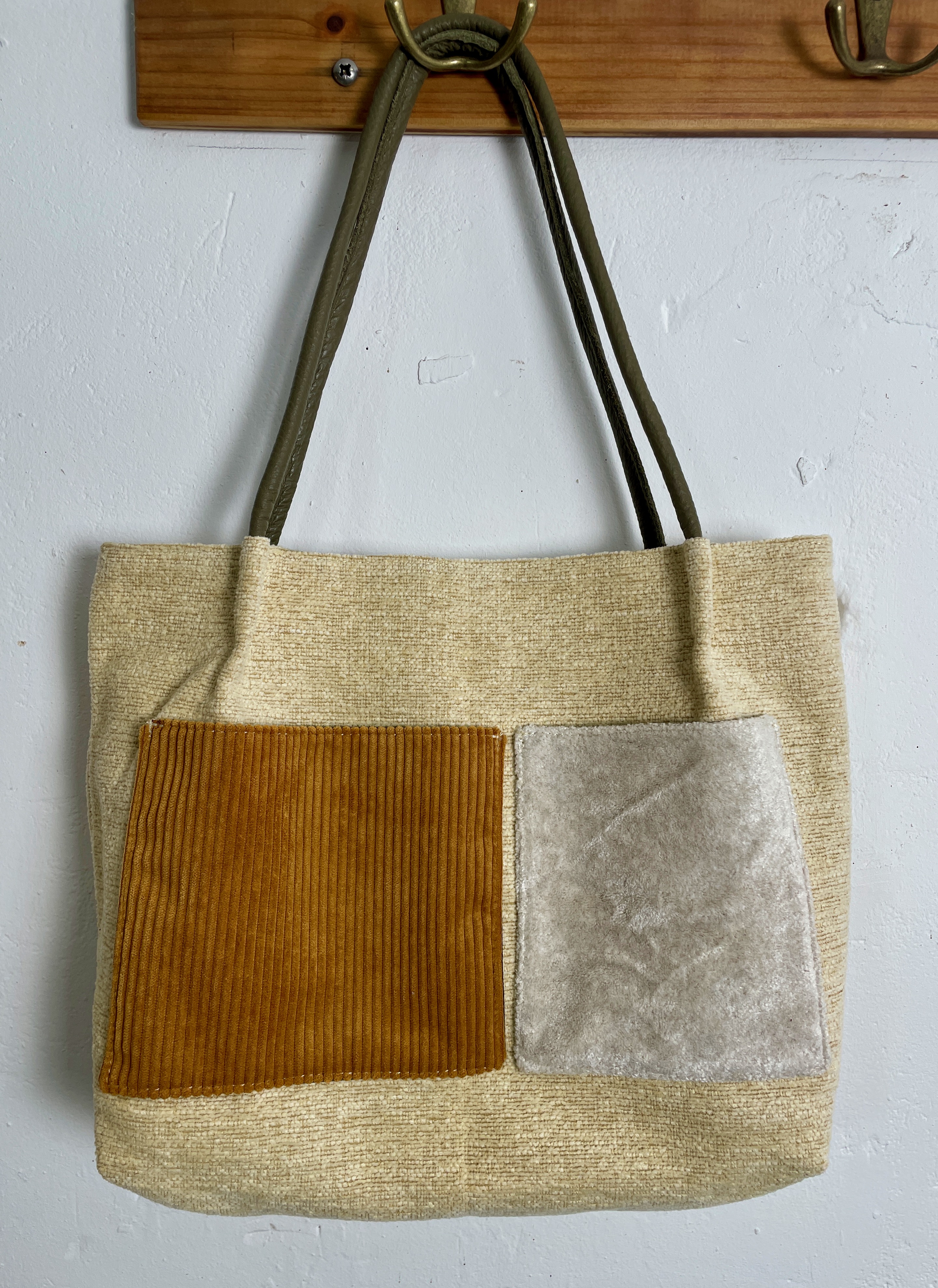 Sac fourre-tout en tissu d'ameublement