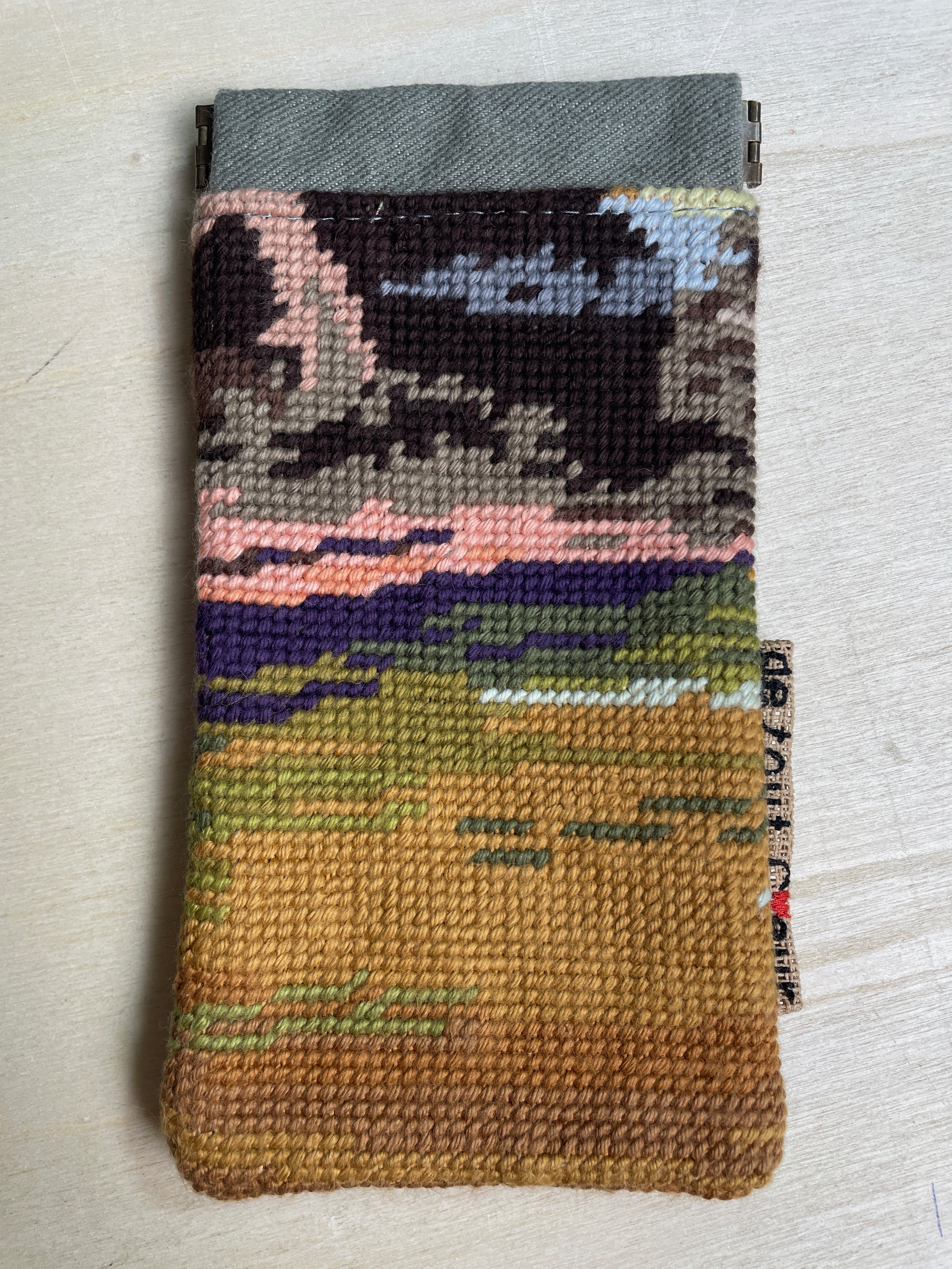 Étuis de lunettes en tissu canevas upcyclé