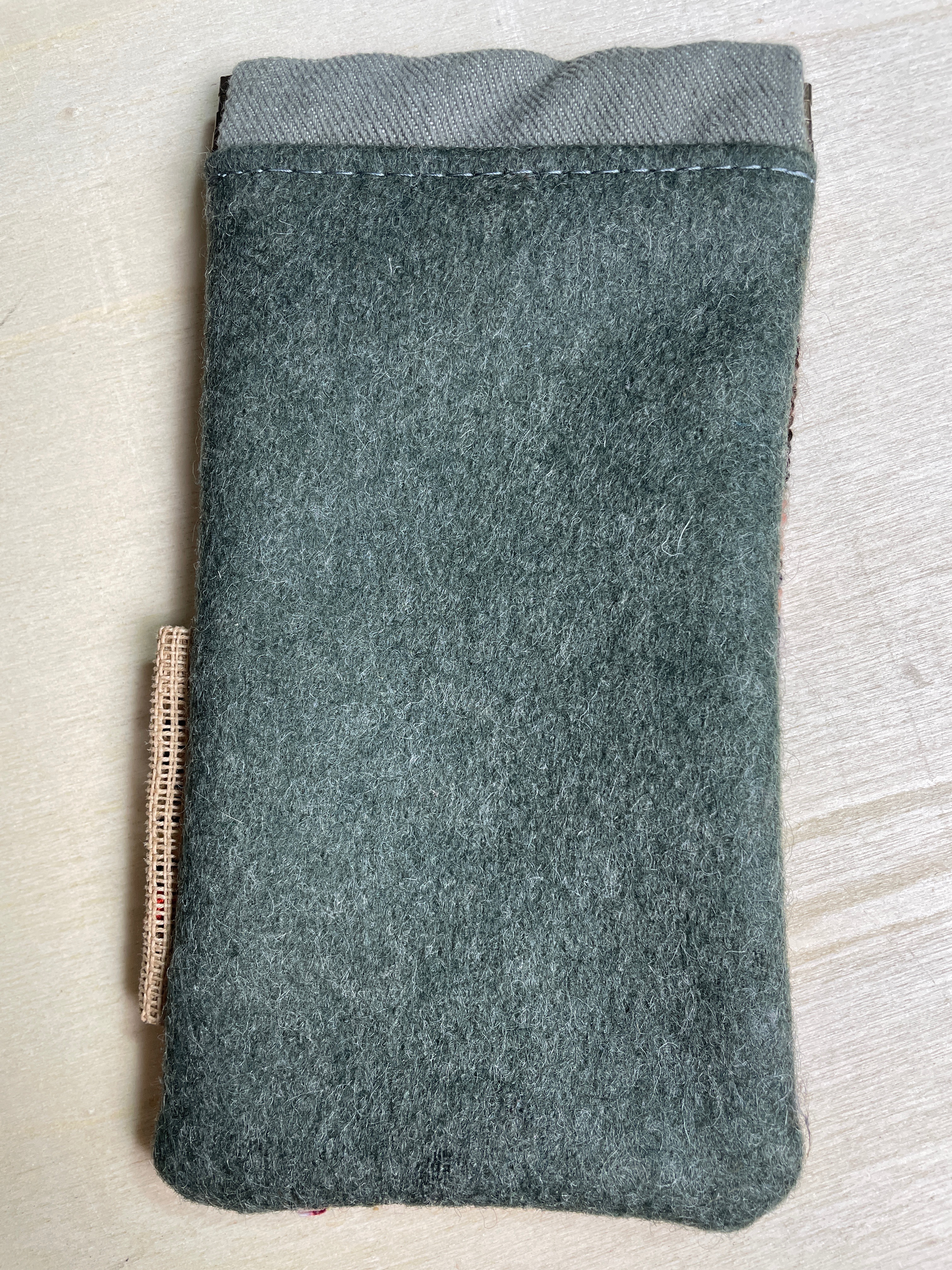 Étuis de lunettes en tissu canevas upcyclé