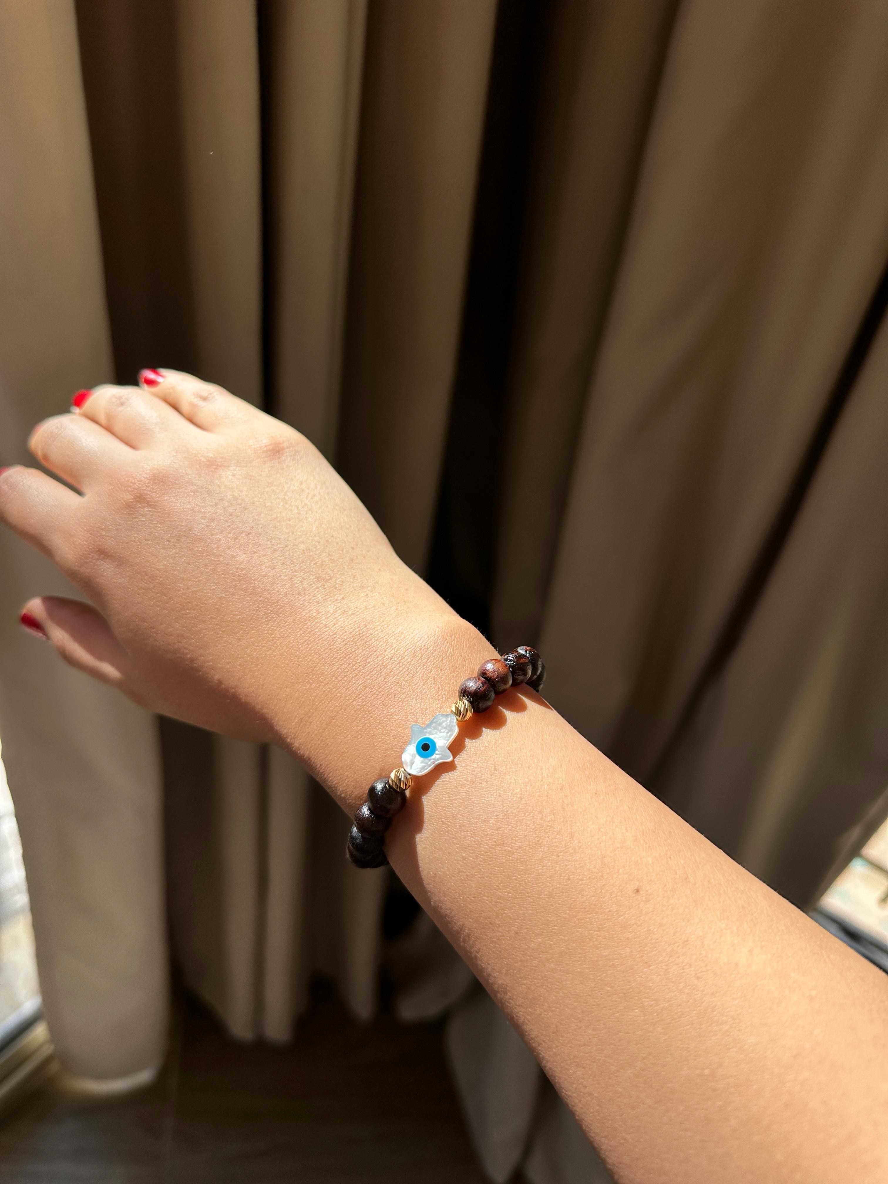 Bracelet "Protection Dorée" – Sérénité et Chance