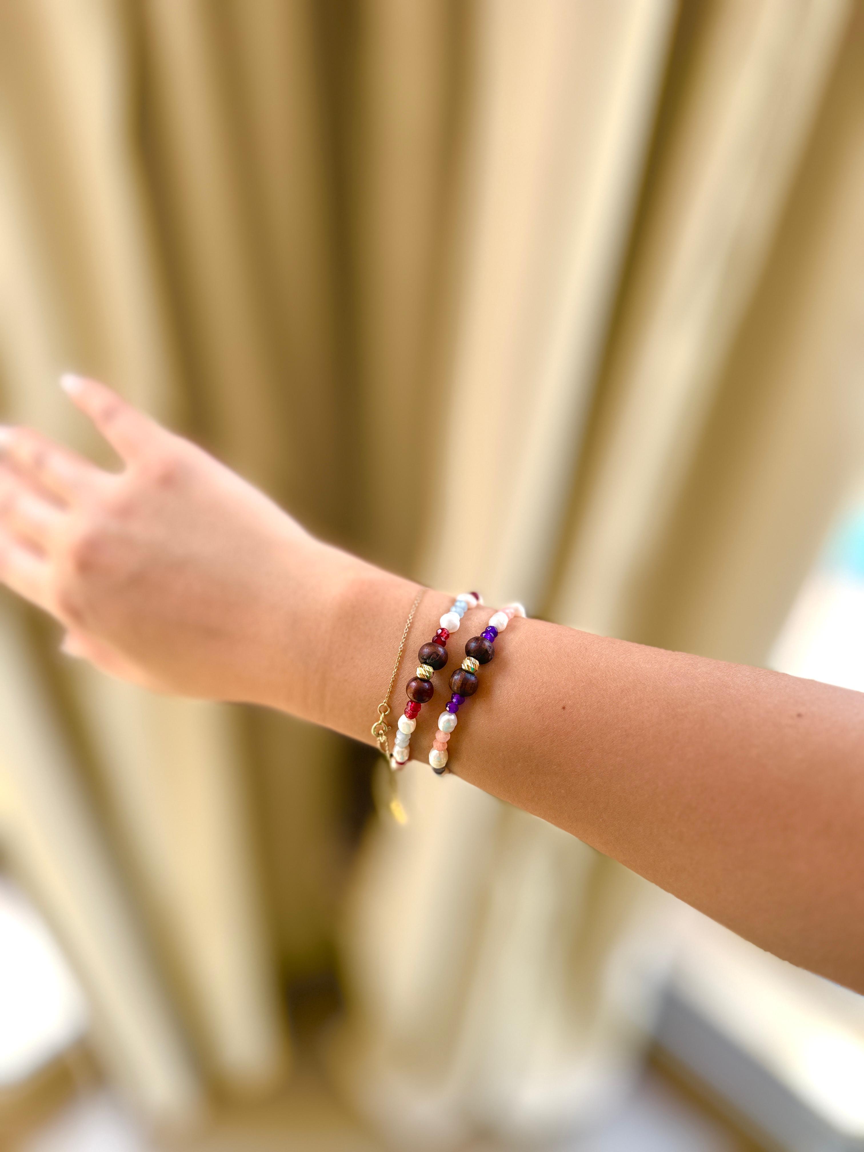 Bracelet "Luxe Équilibré" – Protection, Harmonie et Abondance