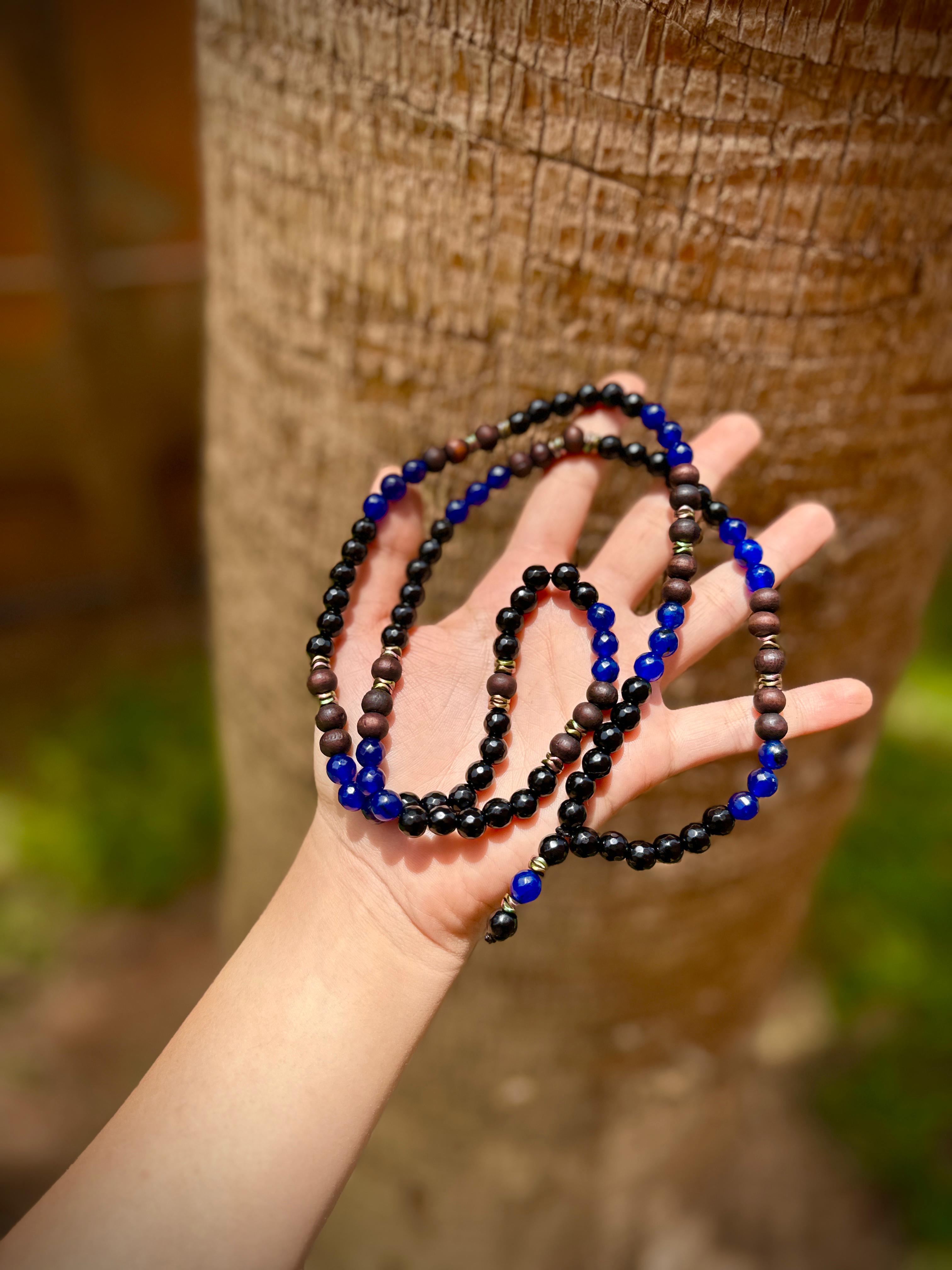 Chapelet "Force et Clarté" – Protection, Sagesse et Stabilité