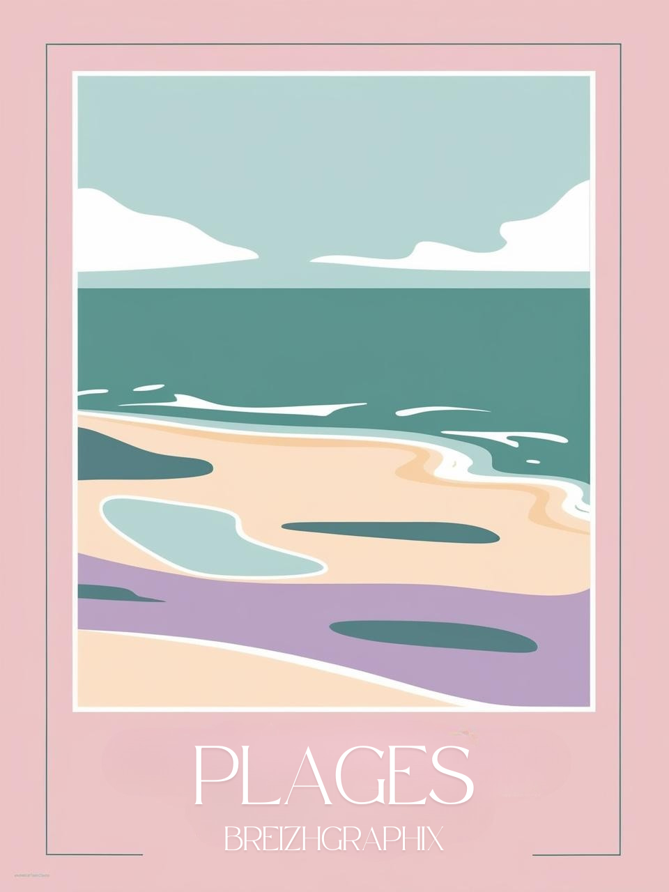 Affiche Plages