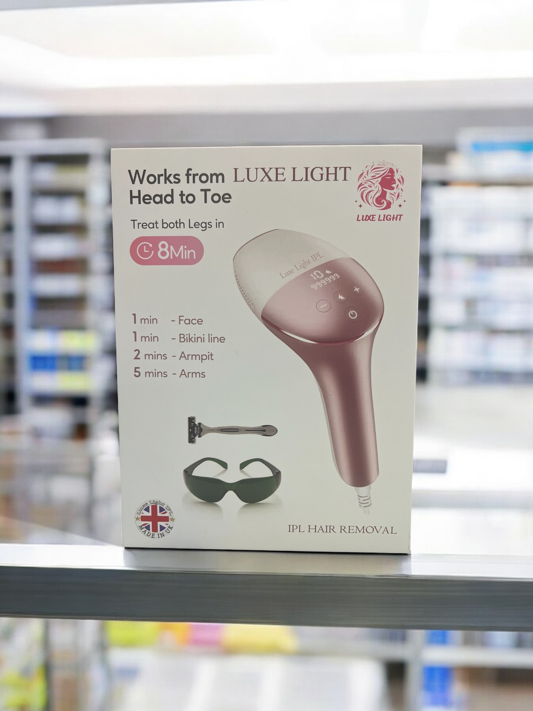 Luxe Light IPL لوكس لايت لانهاء الشعر