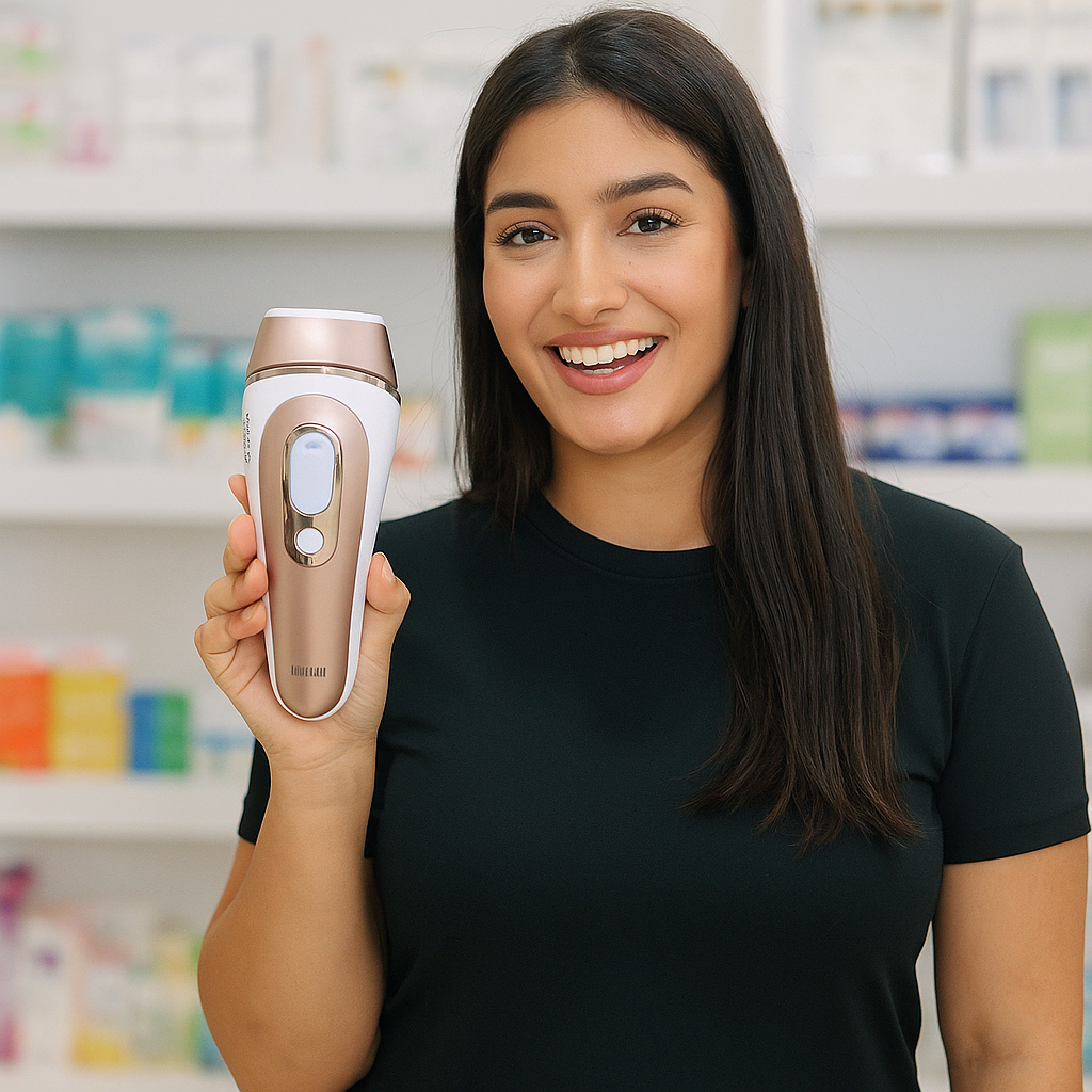 جهاز براون سمارت الاصدار الثامن لازالة الشعر -BRAUN SMART IPL 8 model
