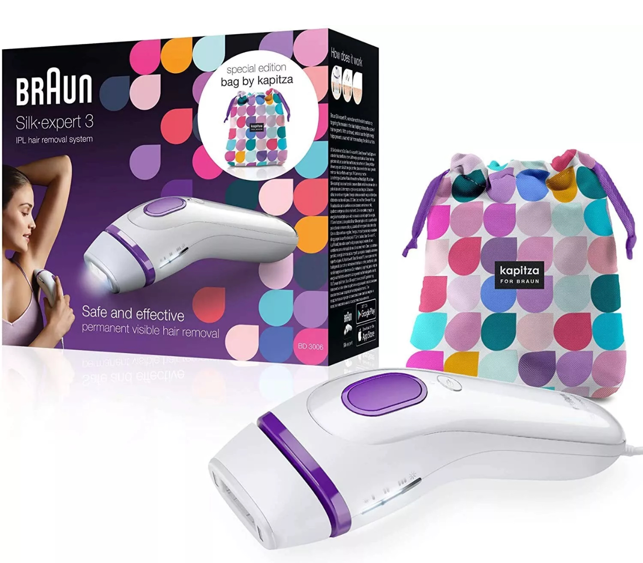 Braun Silk-expert 3 IPL جهاز براون ليزر الاصدار الثالث
