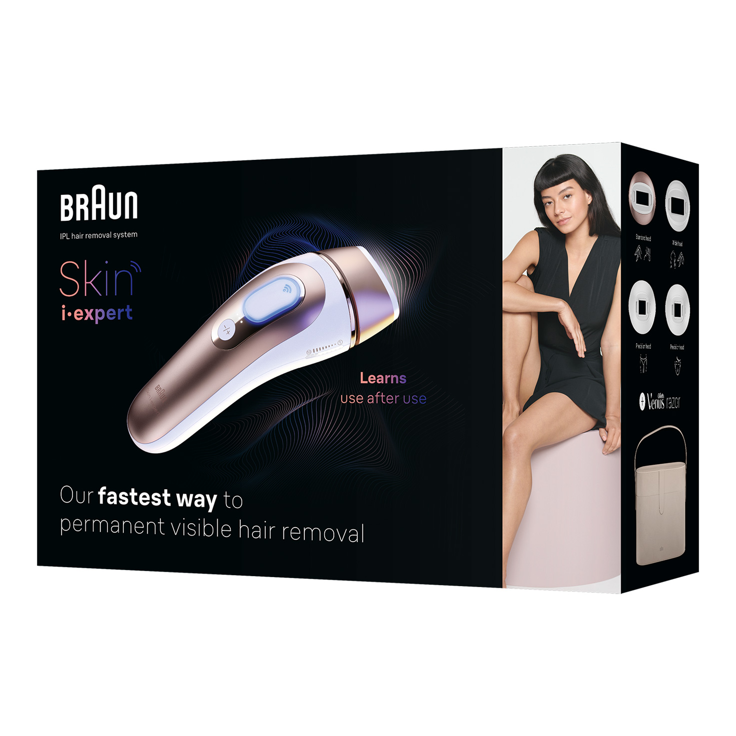 جهاز براون سمارت الاصدار الثامن لازالة الشعر -BRAUN SMART IPL 8 model
