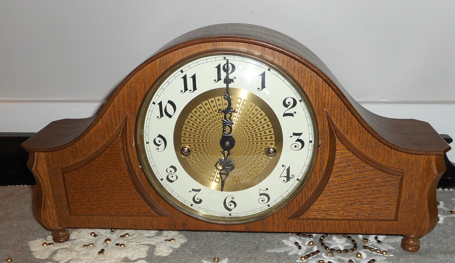 FRANZ HERMLE 340 - 020 Westminster chime mantel clock