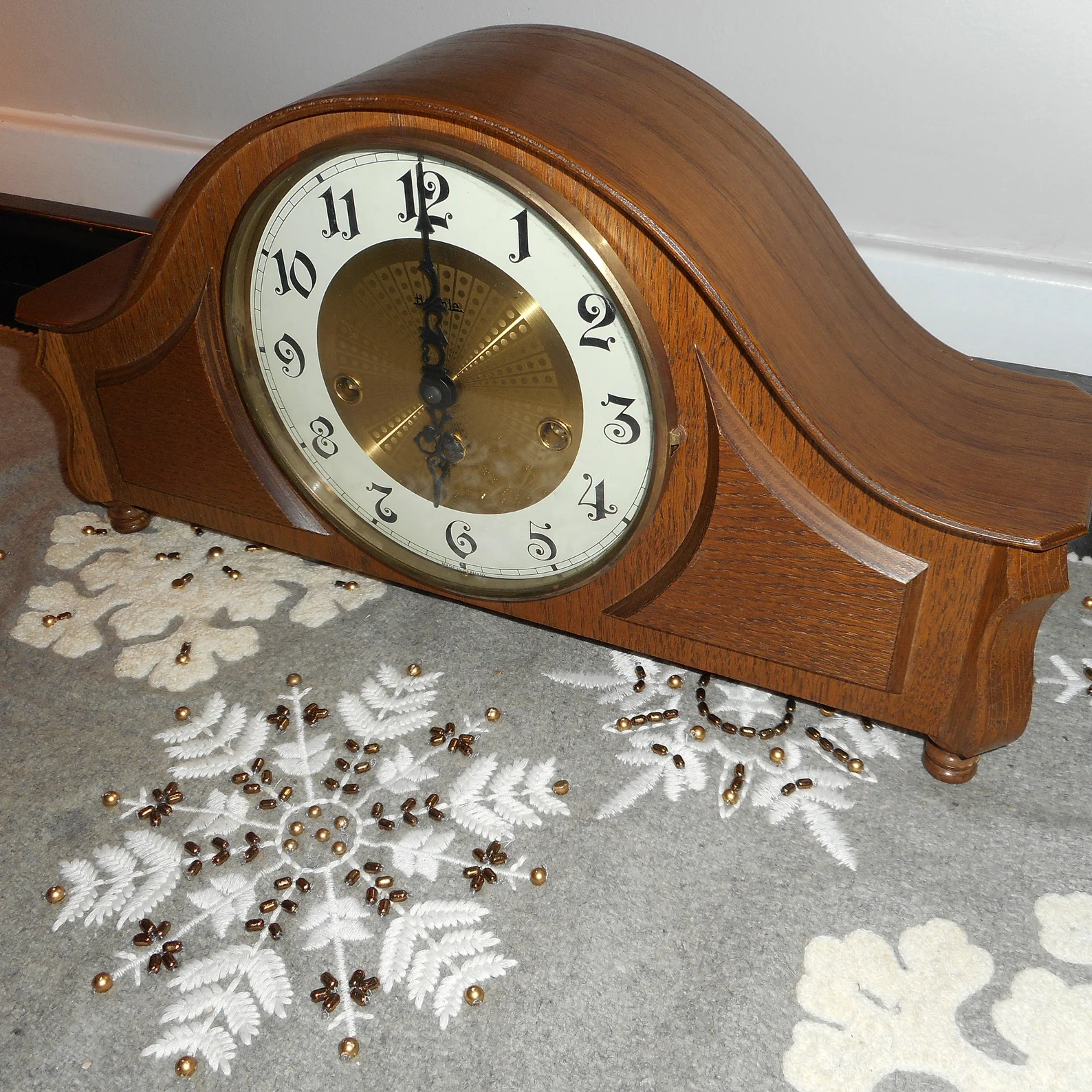 FRANZ HERMLE 340 - 020 Westminster chime mantel clock