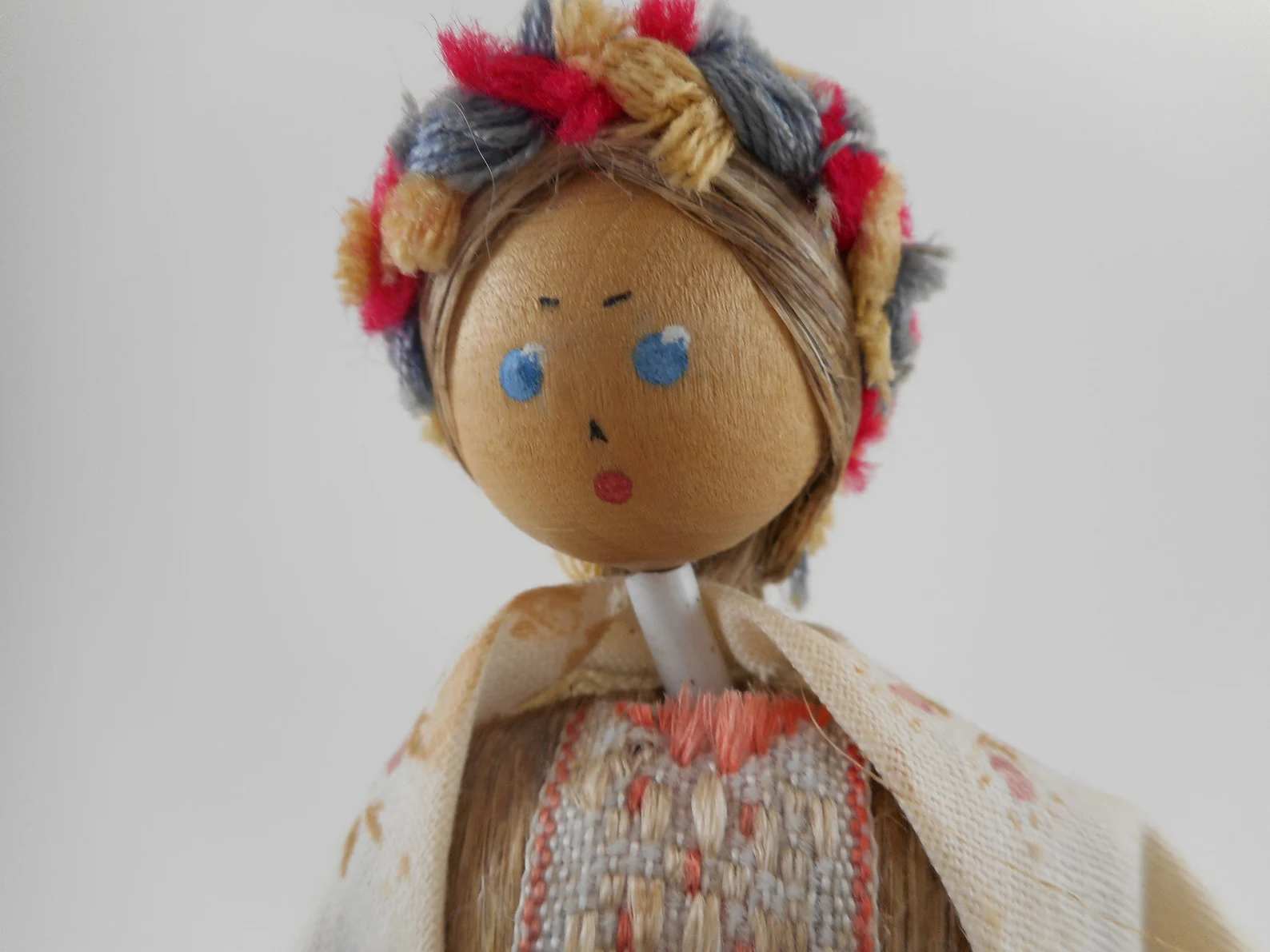 Vintage Romanian Folk Art Doll