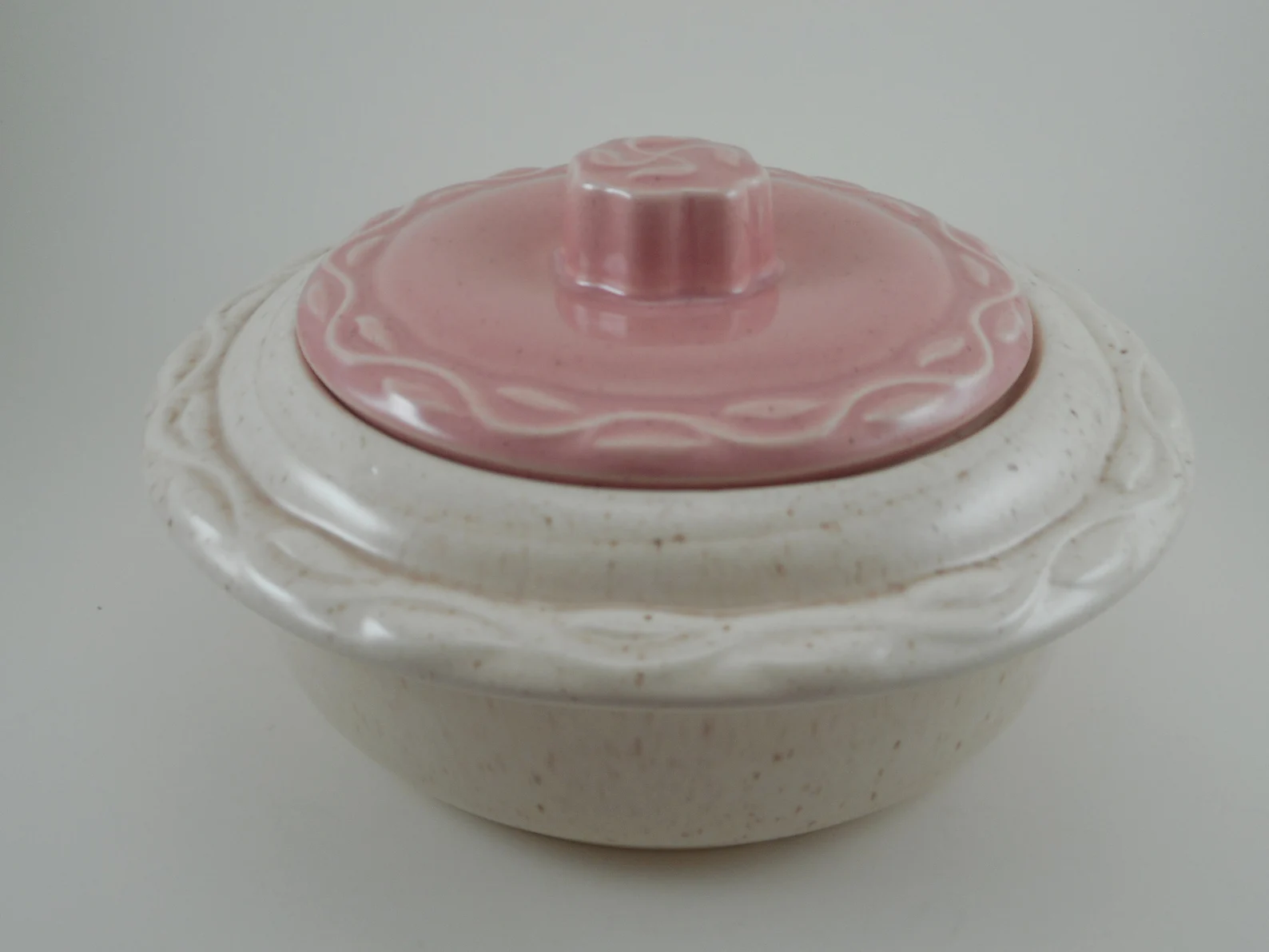 Vintage Pink casserole and server