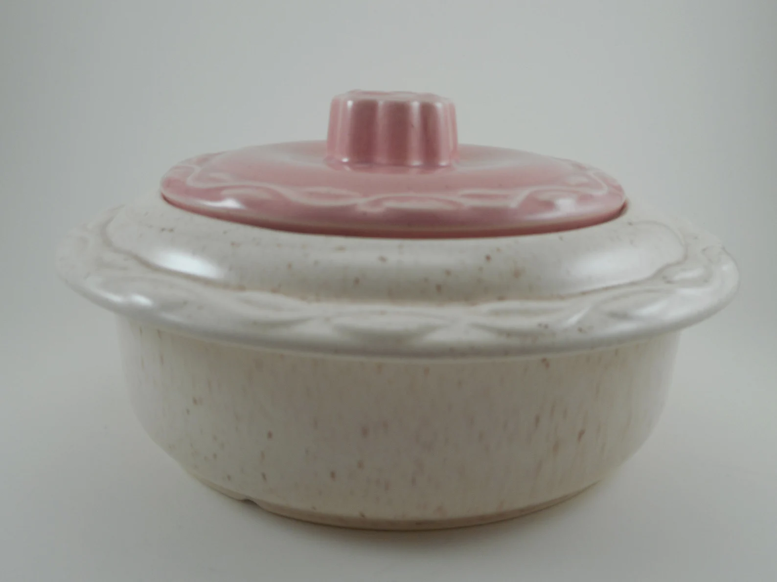 Vintage Pink casserole and server