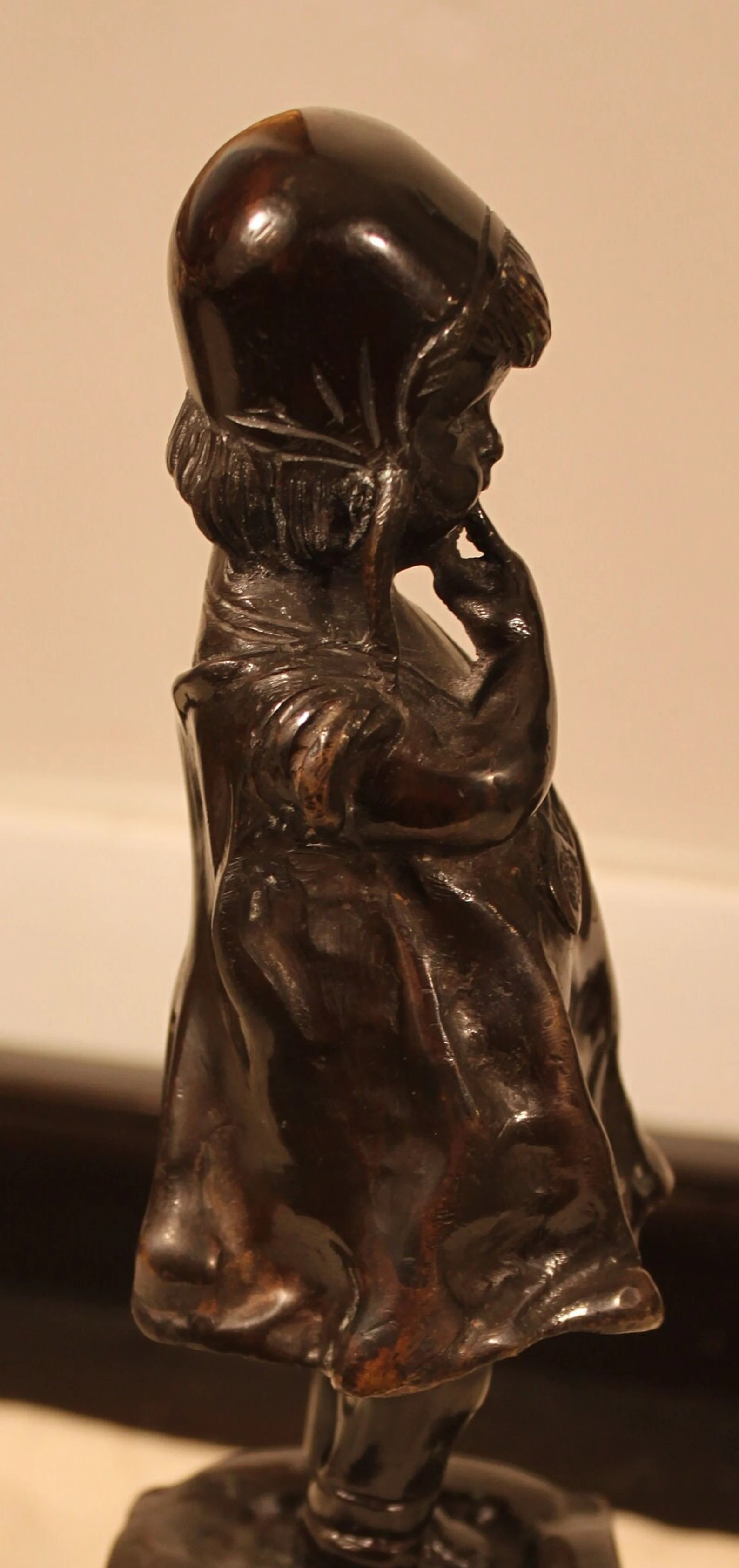 Girl On Stool inspired by Juan Clara bronze sculpture CIRCA 1990s