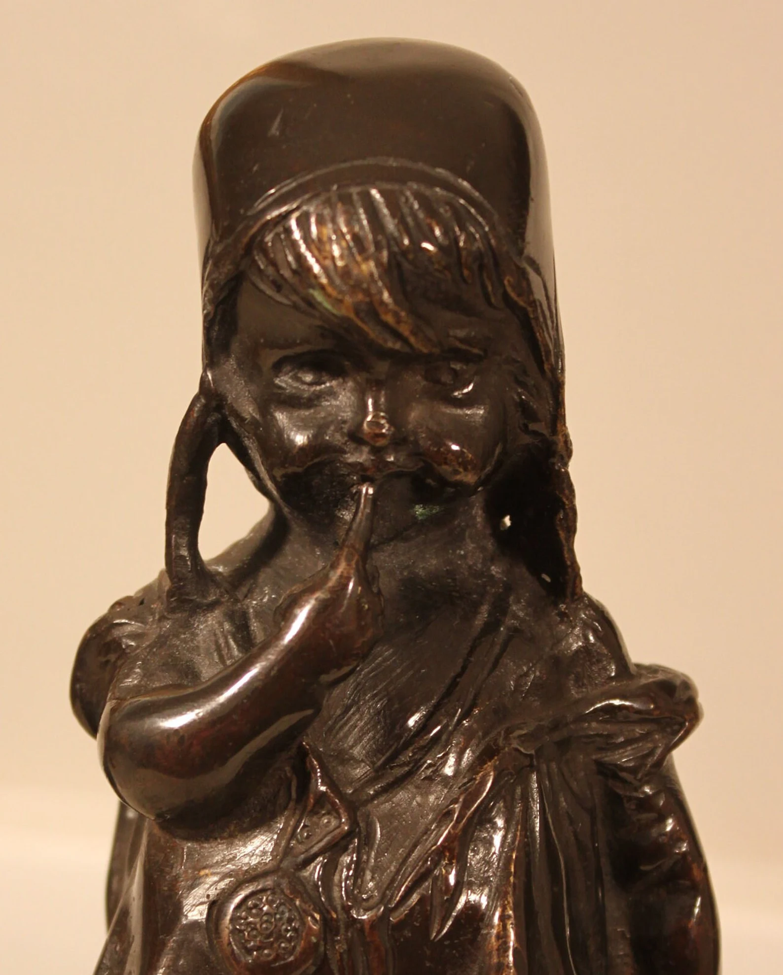 Girl On Stool inspired by Juan Clara bronze sculpture CIRCA 1990s