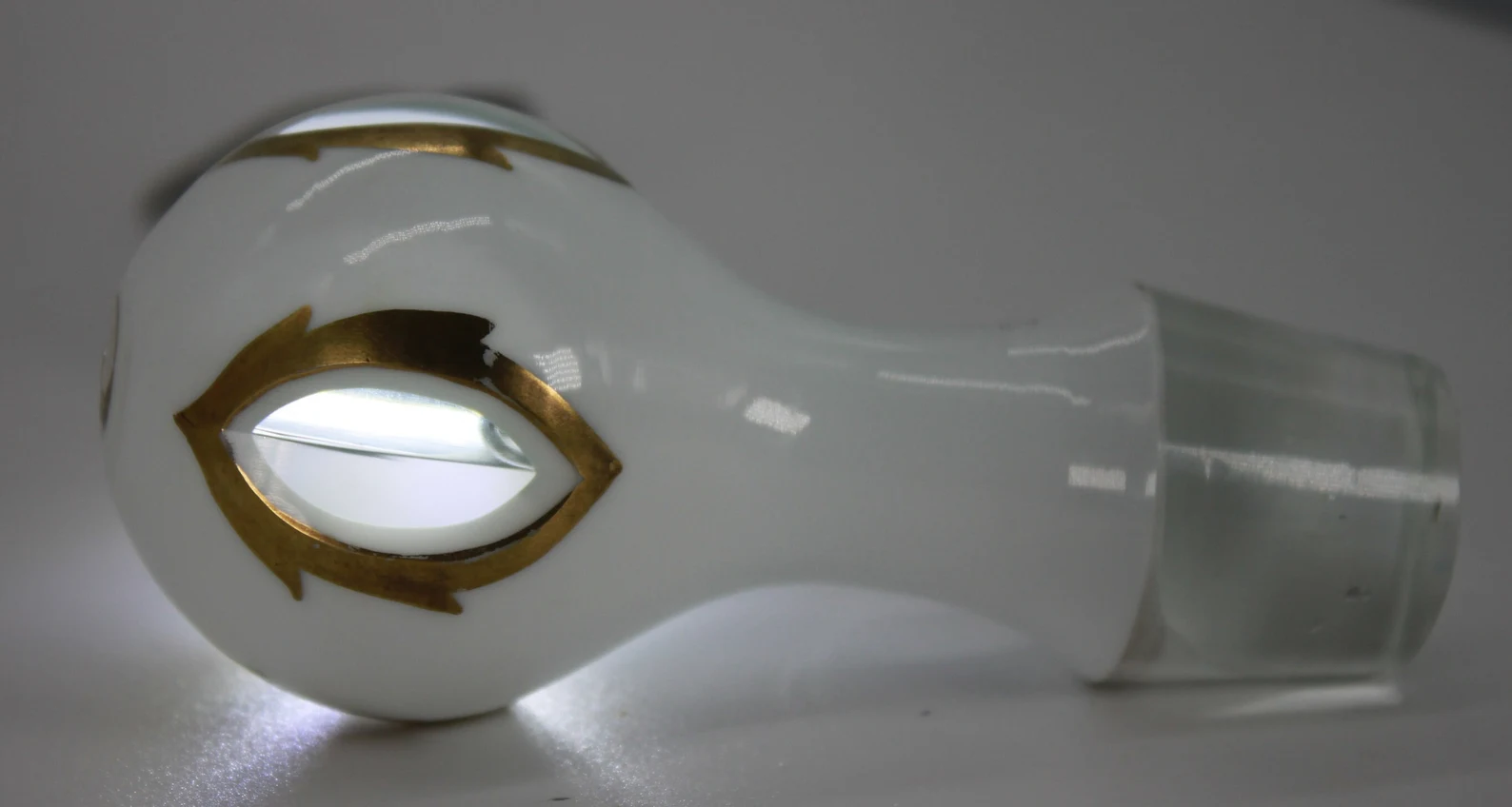 MOSER Bohemian opaline cased cut ruby red decanter CIRCA 1960s