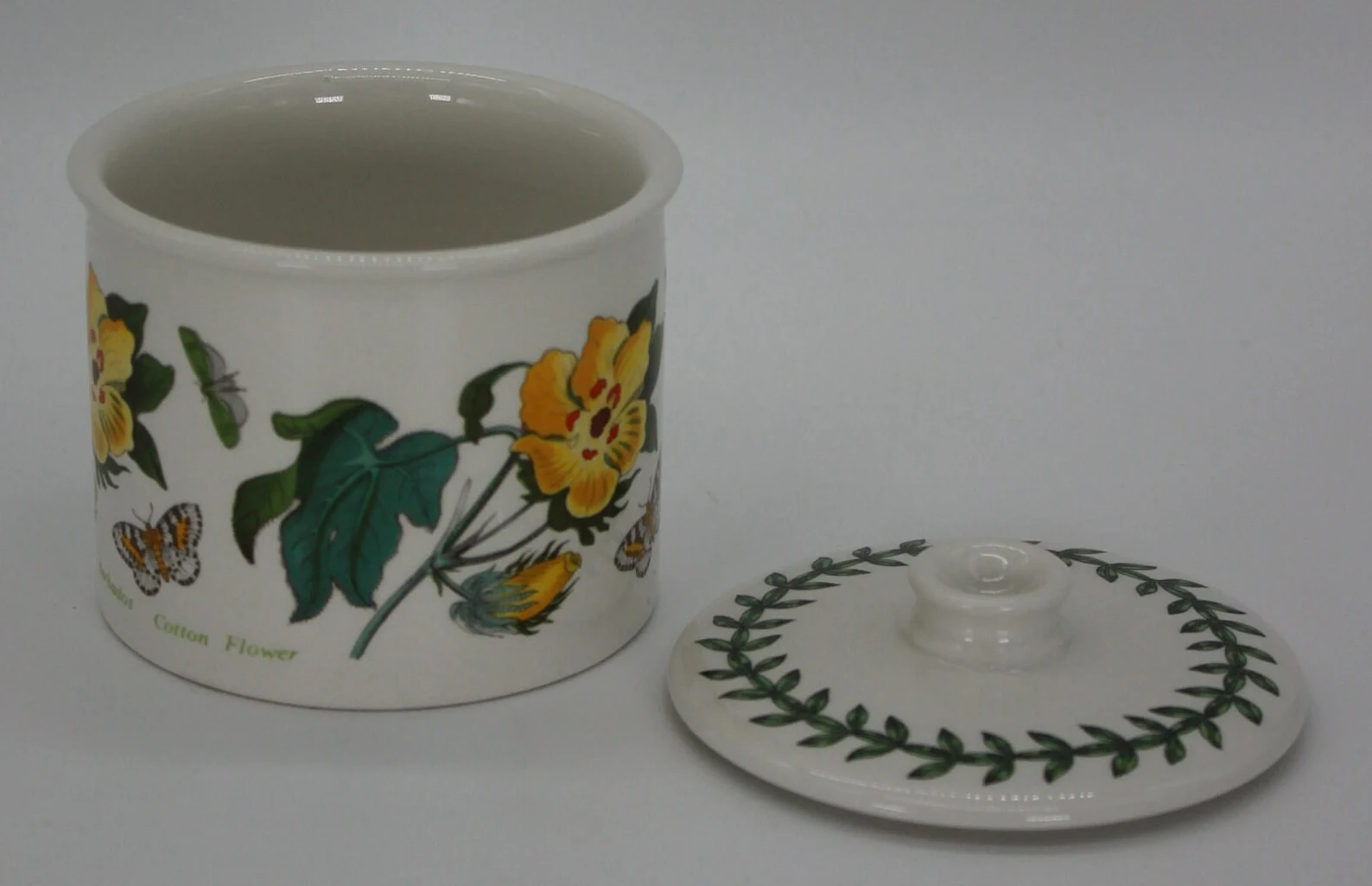 PORTMEIRION Botanic Garden Hyacinthus & Butterflies coffee pot mix set