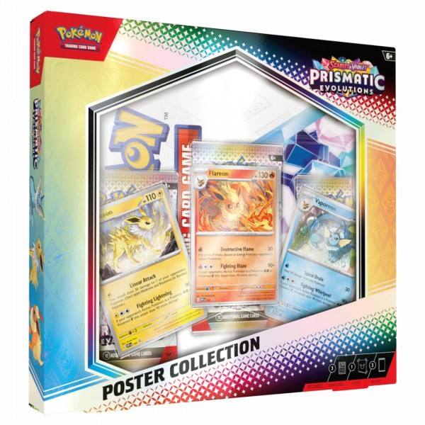 Pokémon TCG: Prismatic Evolutions Poster Collection