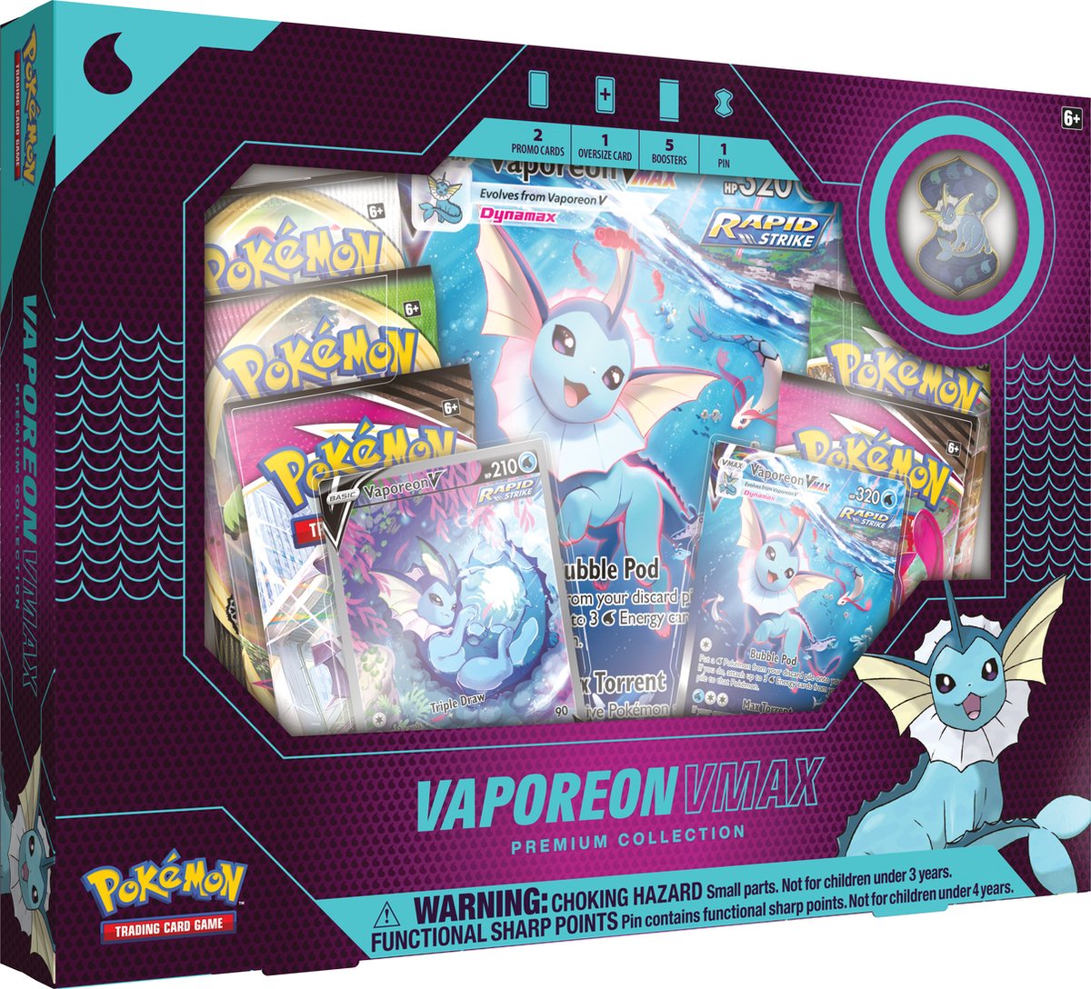 Vaporeon VMAX Premium Collection