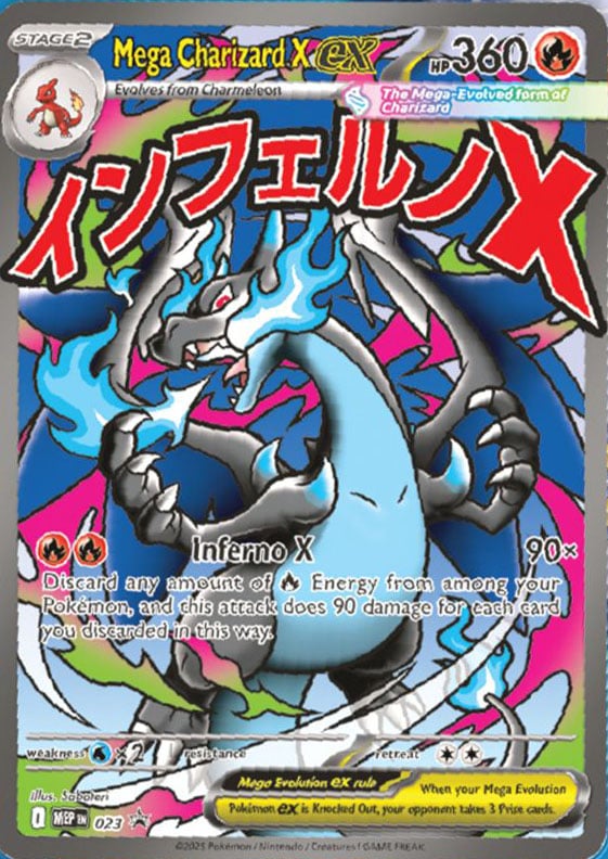 Pokémon Phantasmal Flames Mega Charizard X EX collection 