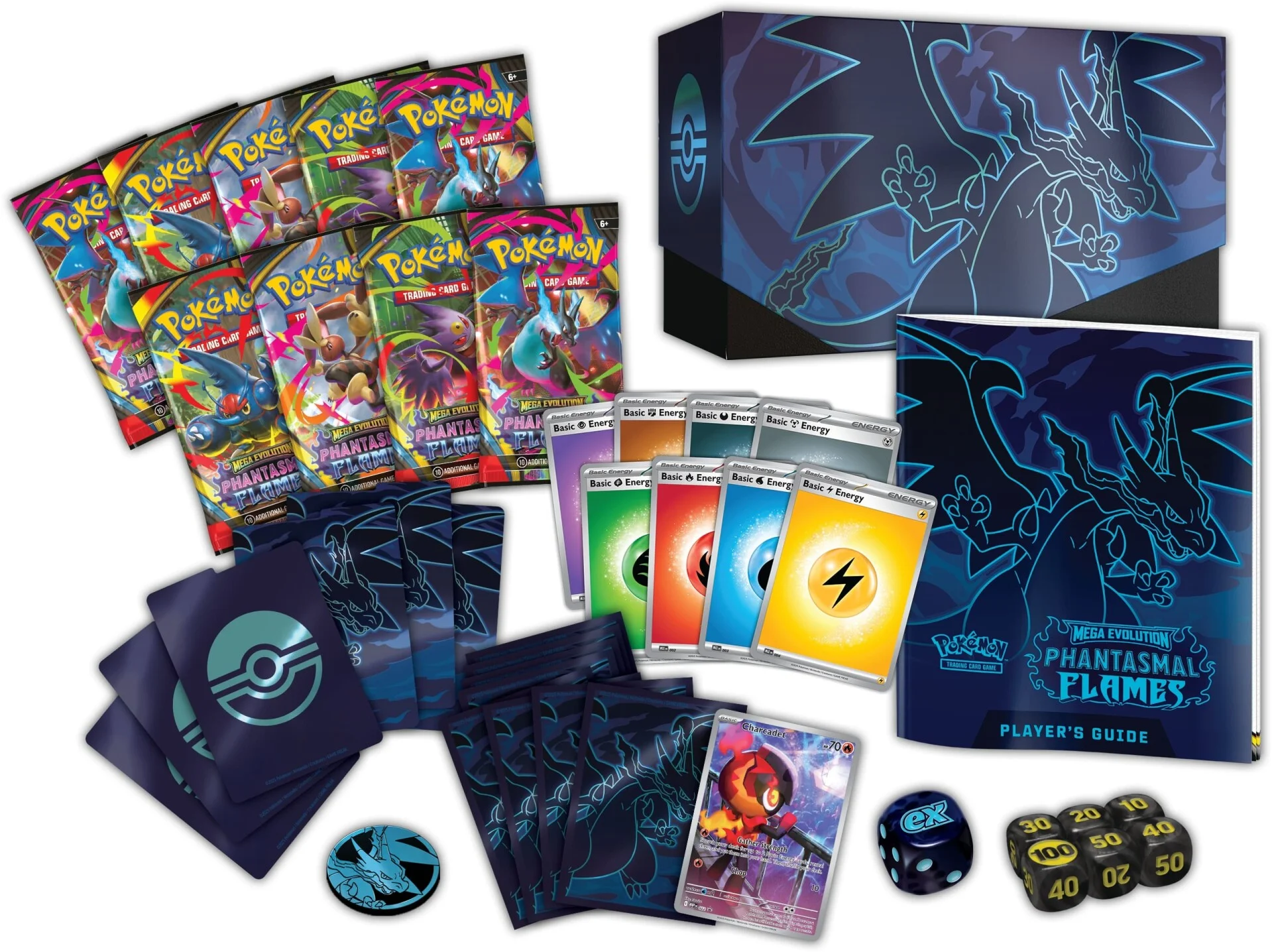 Pokémon Mega Evolution Phantasmal Flames Elite Trainer Box