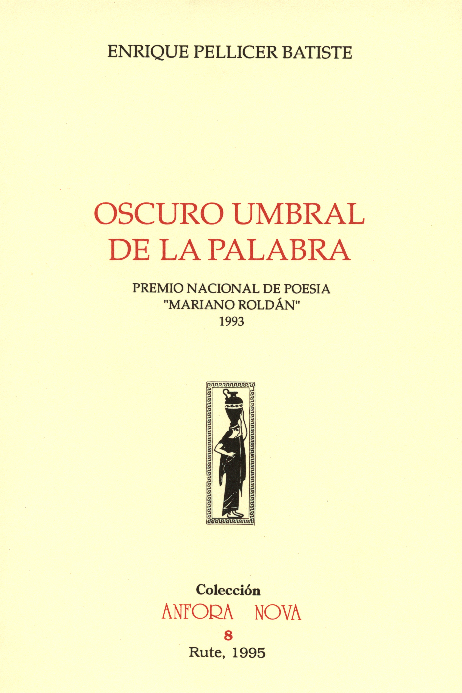 Oscuro umbral de la palabra