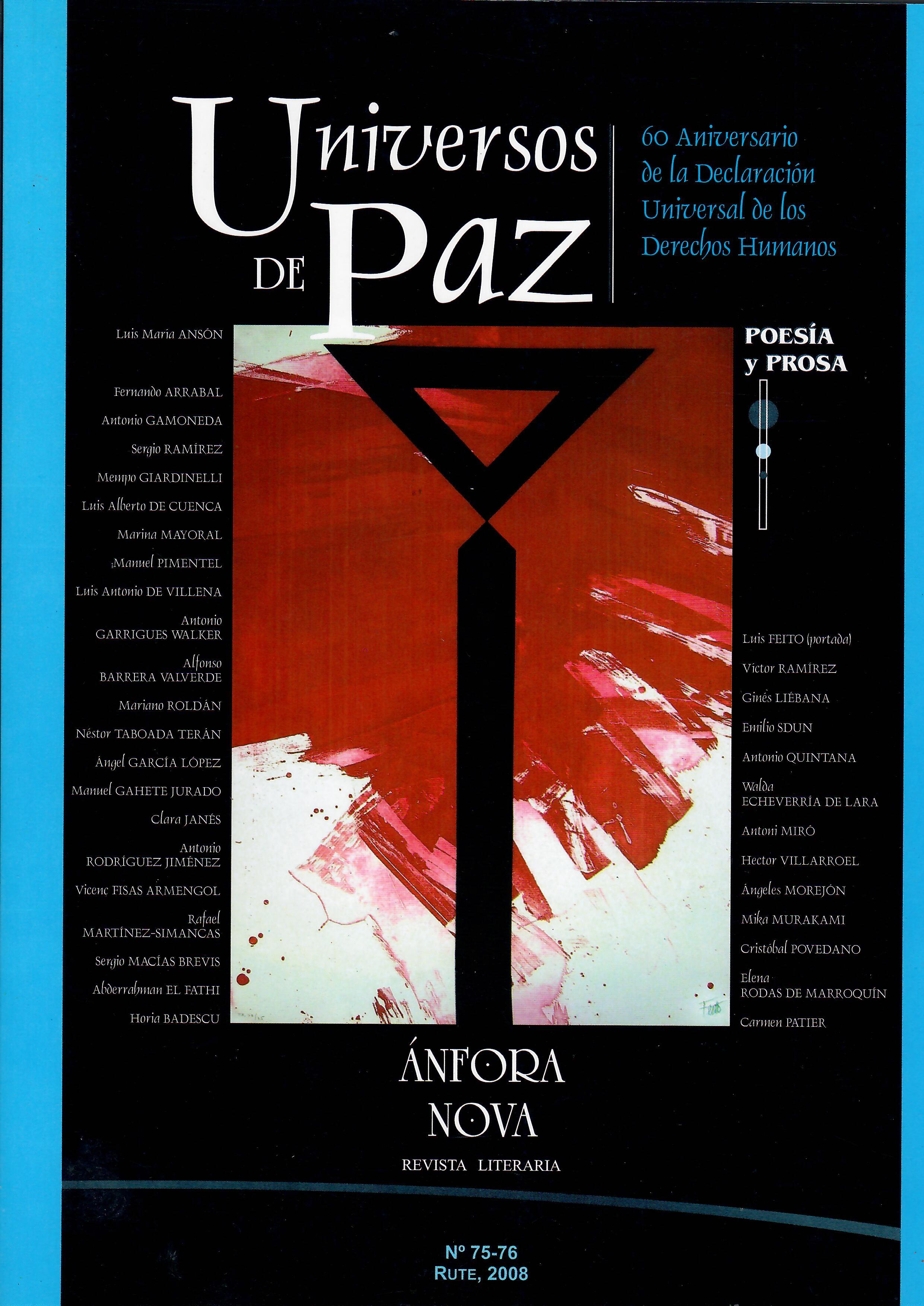 Universos de Paz. Poesía y Prosa