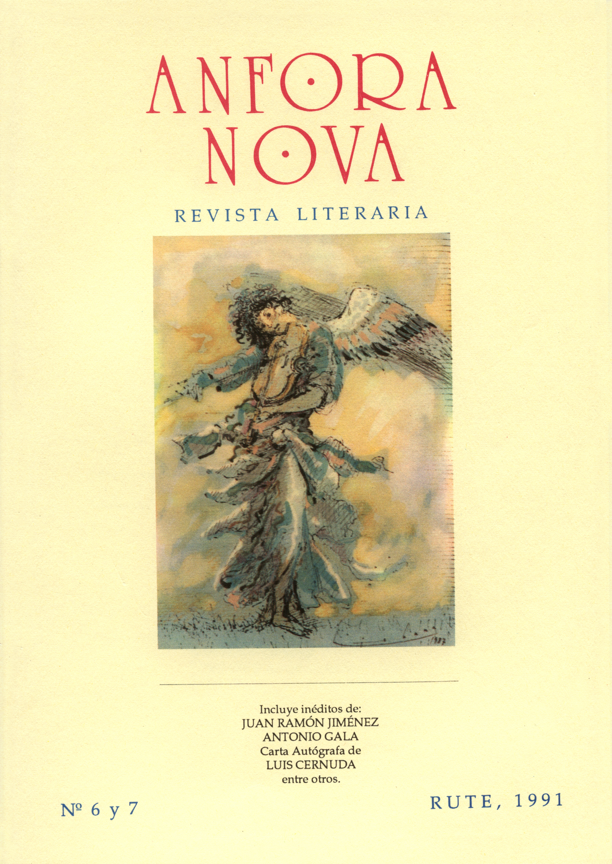Revista Literaria Ánfora Nova, nº.6-7
