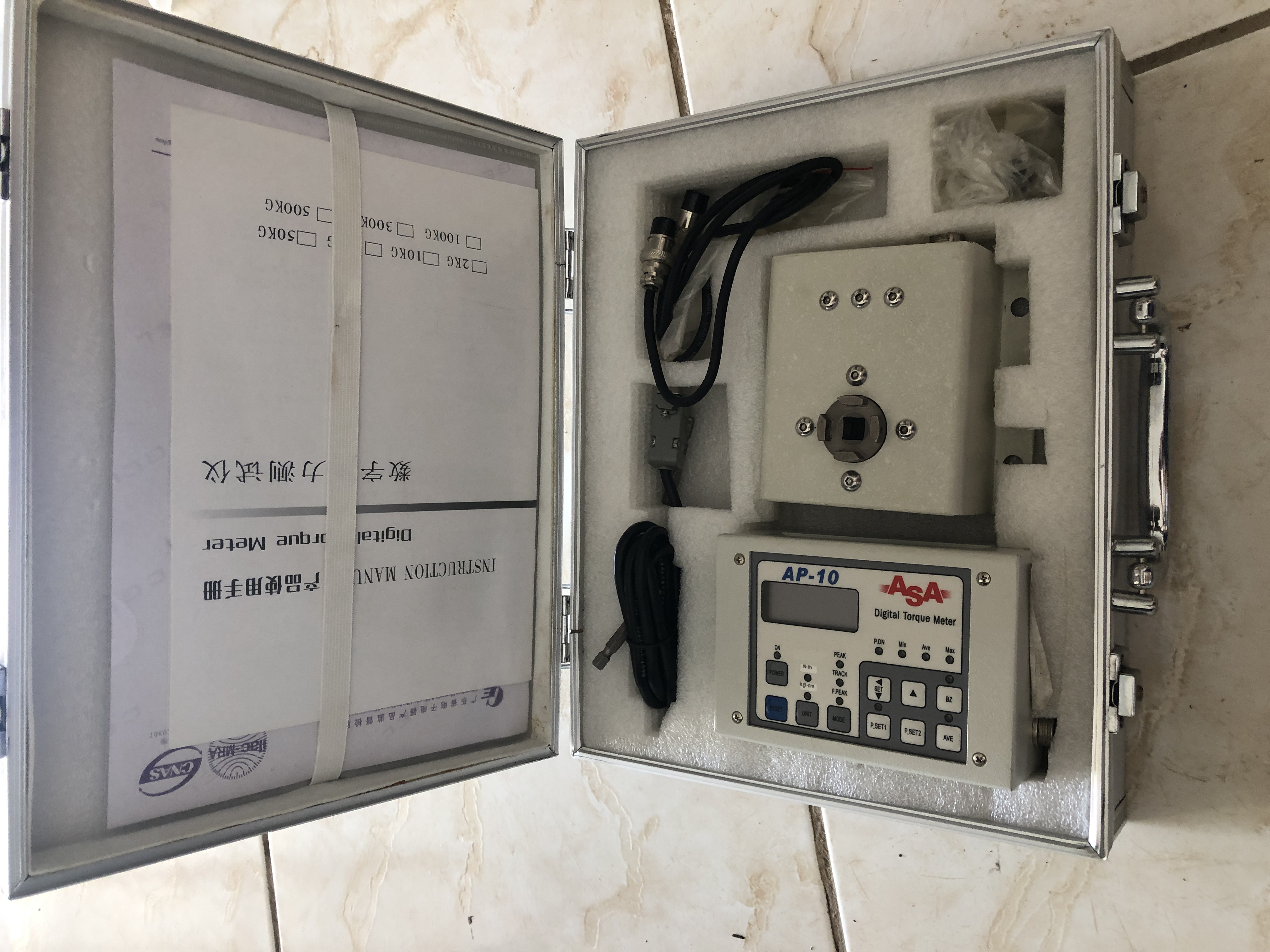 Digital torque meter ASA AP-10