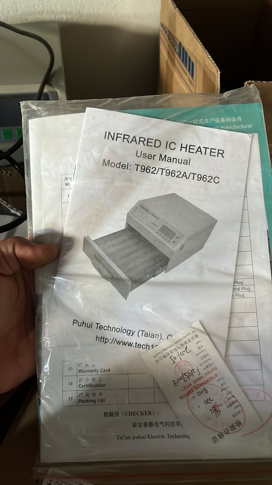 Reflow oven bancada