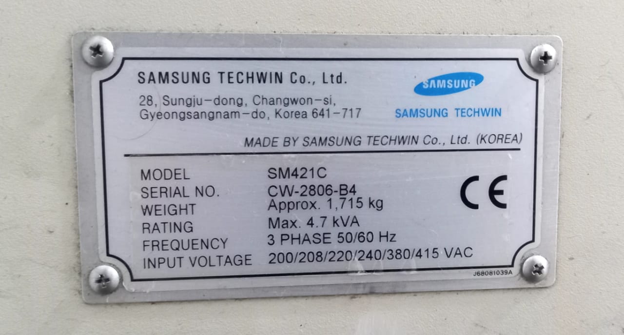 Pick and place Samsung Techwin SM421C