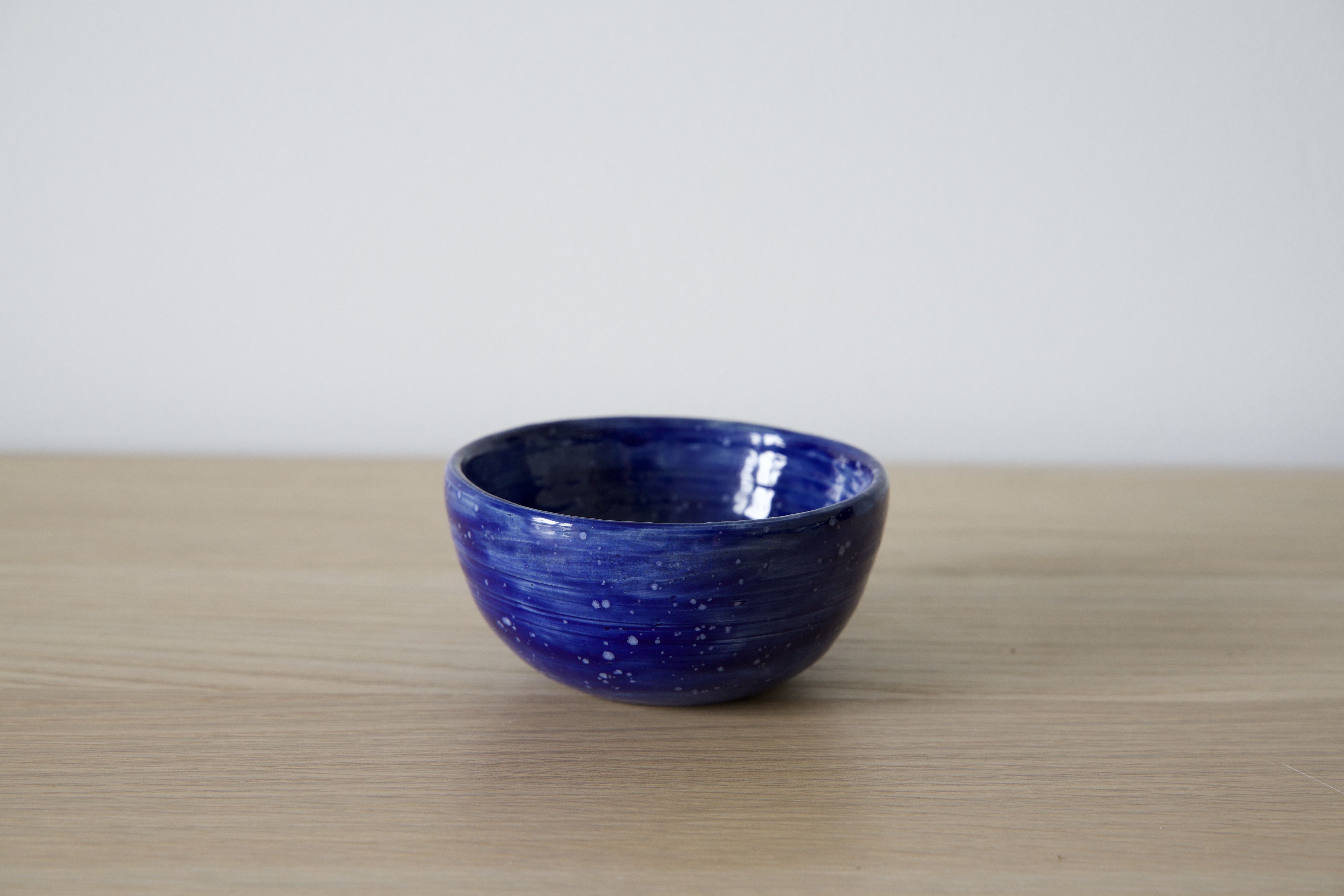 Handcrafted Blue Ceramic Bowl